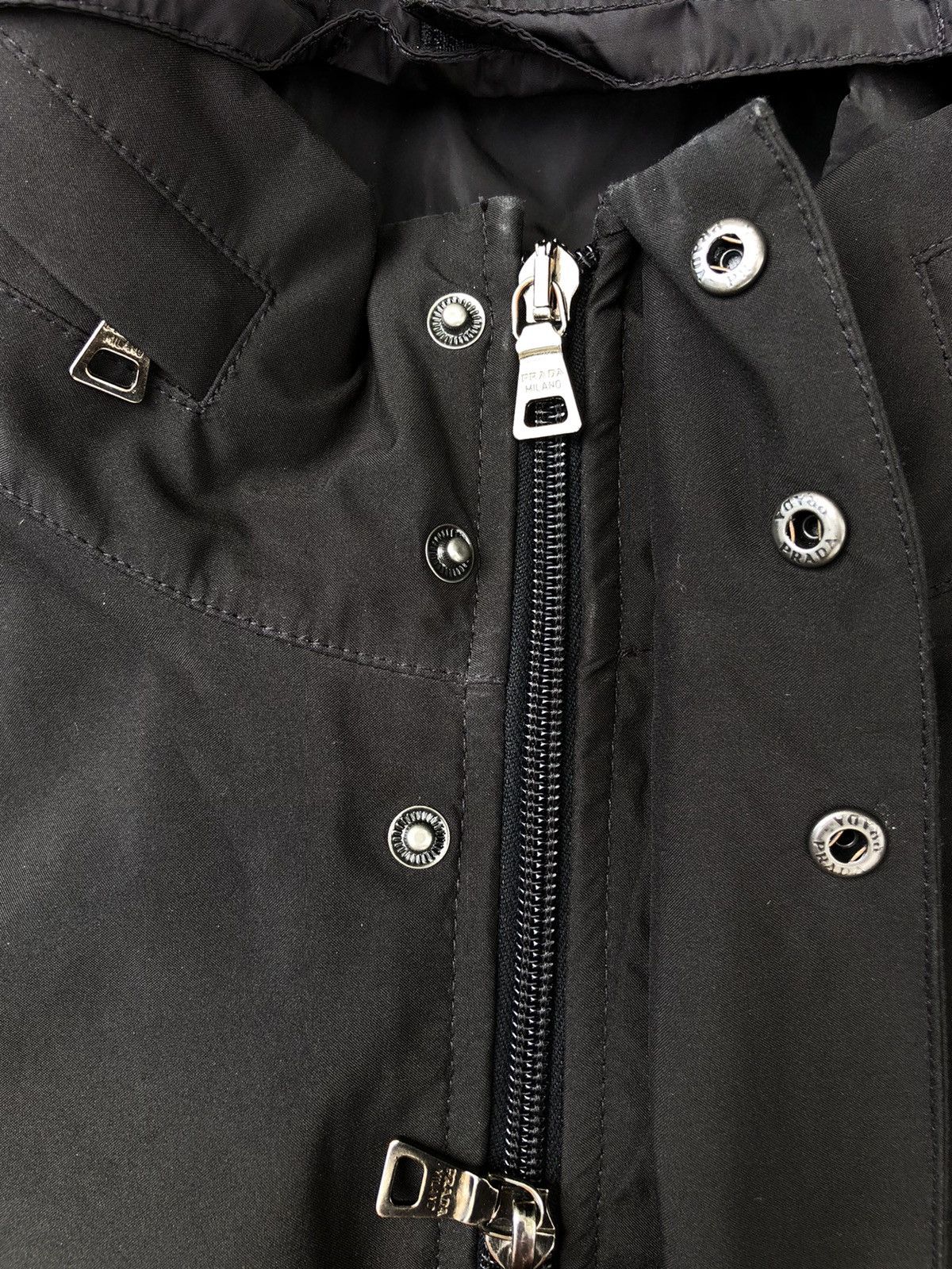 Prada 2 in 1 90s Prada Nylon Chest Pocket Jacket Size US L / EU 52-54 / 3 - 6 Thumbnail