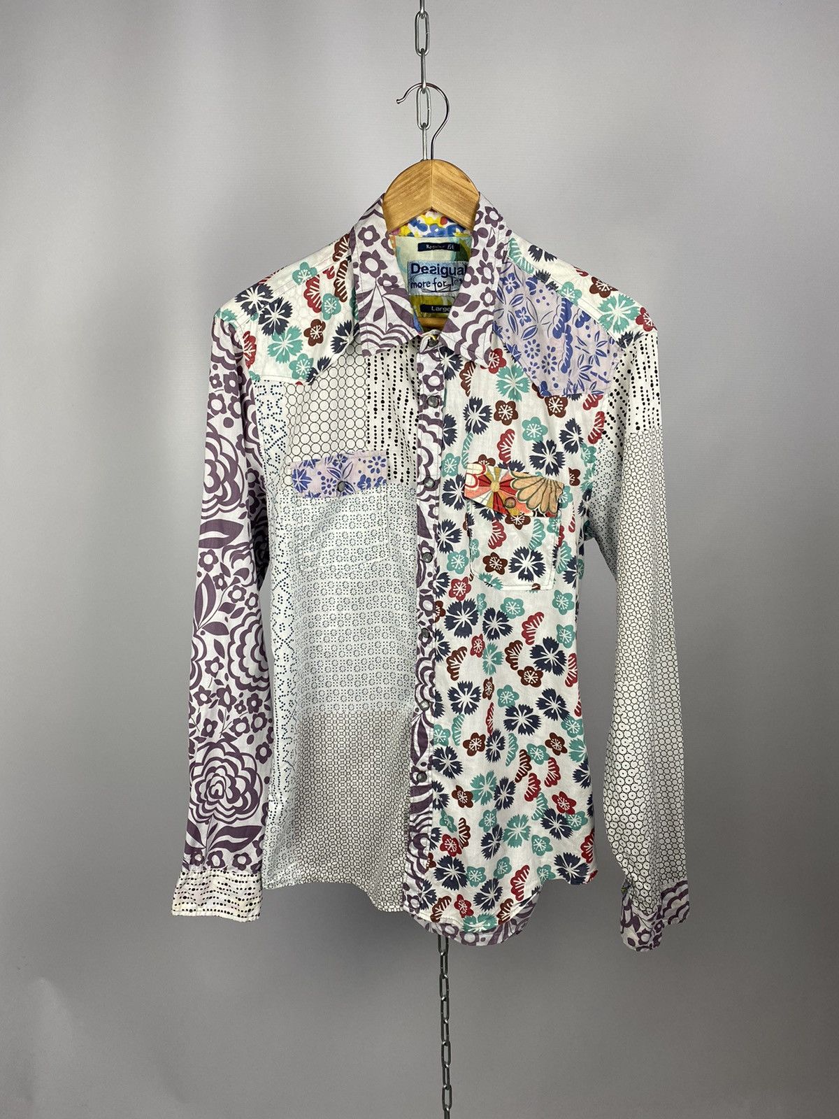 Desigual Desigual shirt streetwear multicolour size L Size US L / EU 52-54 / 3 - 1 Thumbnail