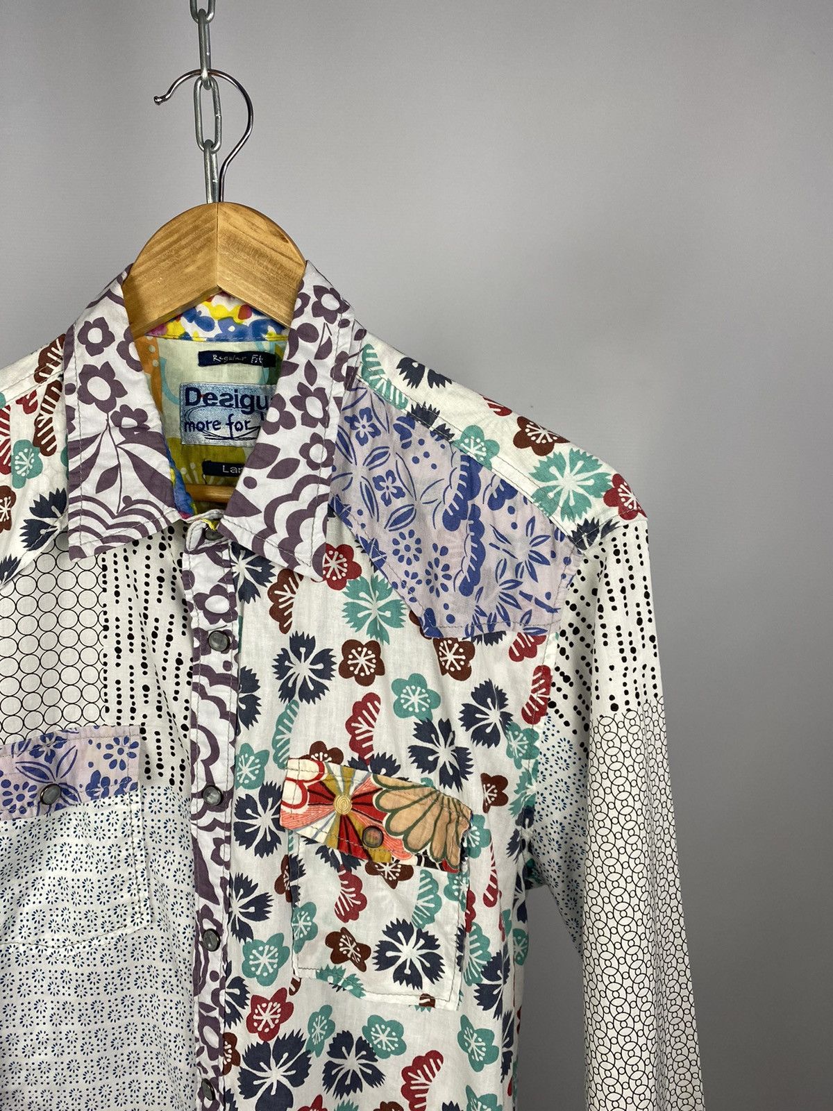 Desigual Desigual shirt streetwear multicolour size L Size US L / EU 52-54 / 3 - 2 Thumbnail