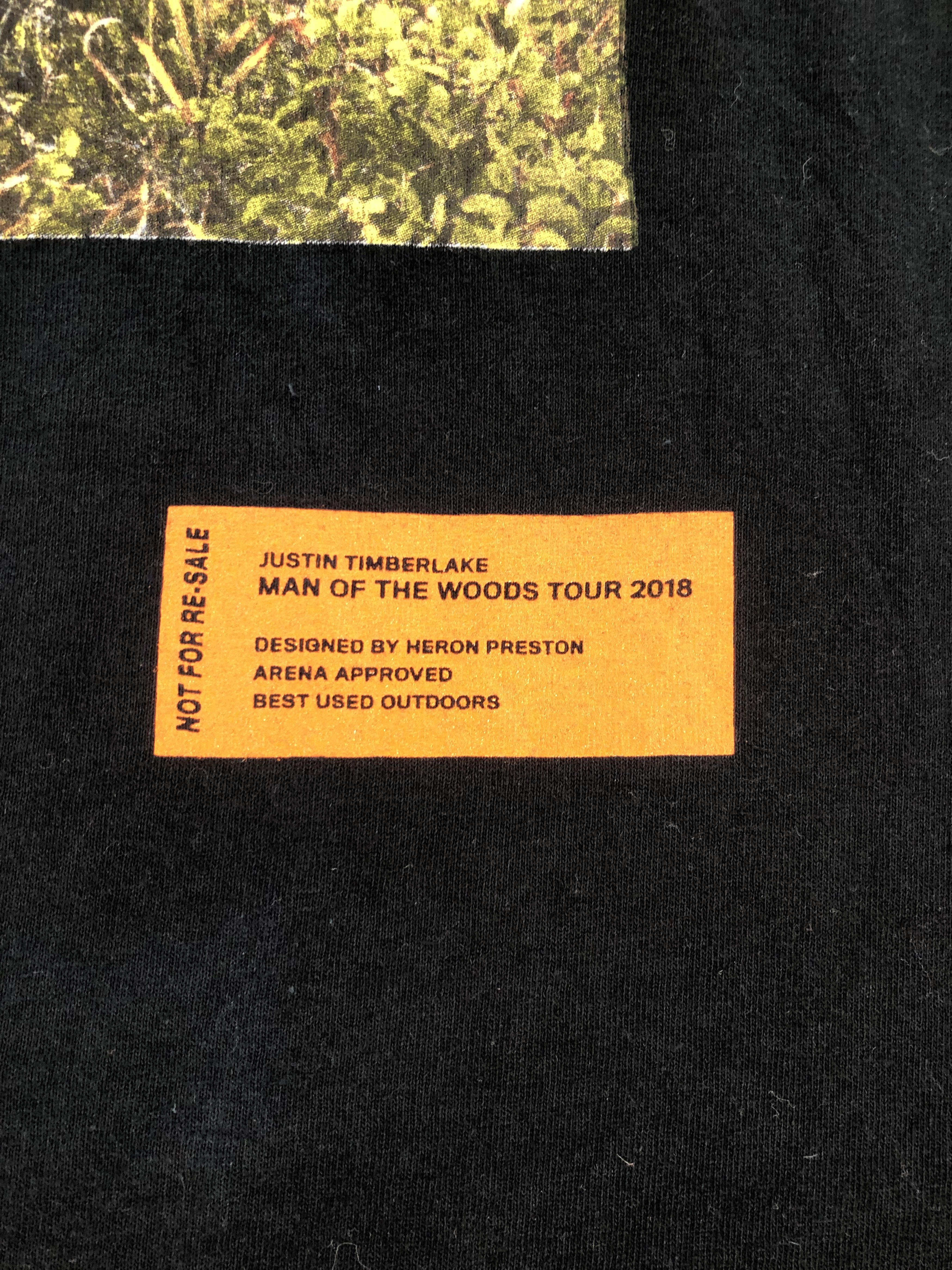 Band Tees Justin Timberlake Man Of The Woods Tour 2018 T Shirt Size US L / EU 52-54 / 3 - 4 Thumbnail