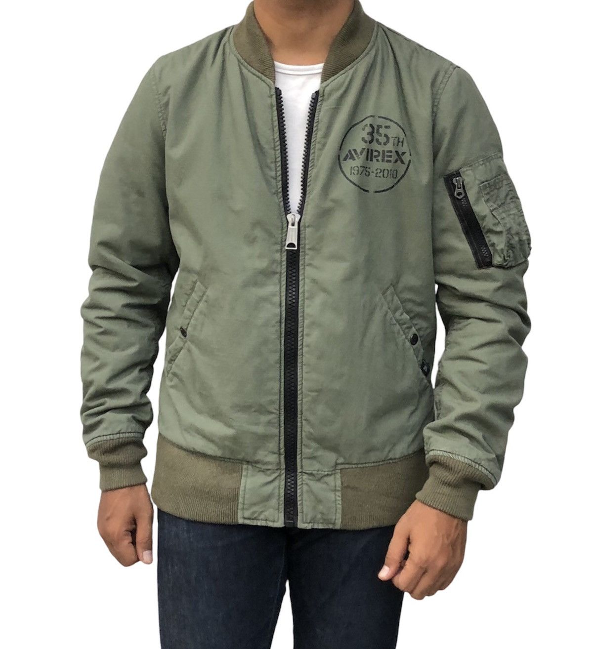 Avirex Avirex 35th Anniversary 1975 - 2010 Ma-1 Flight Jacket Size US M / EU 48-50 / 2 - 20 Thumbnail