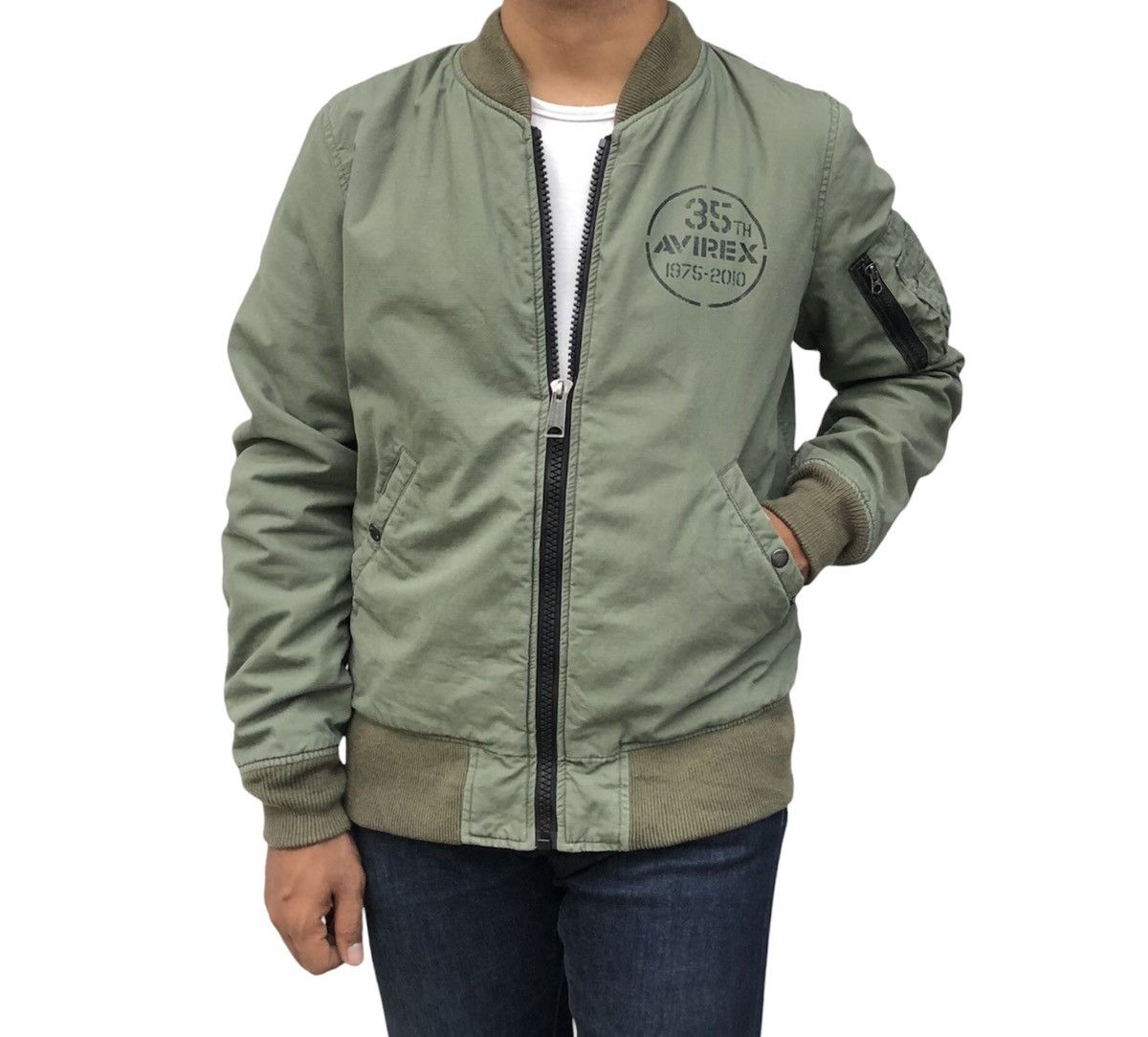 Avirex Avirex 35th Anniversary 1975 - 2010 Ma-1 Flight Jacket Size US M / EU 48-50 / 2 - 3 Thumbnail
