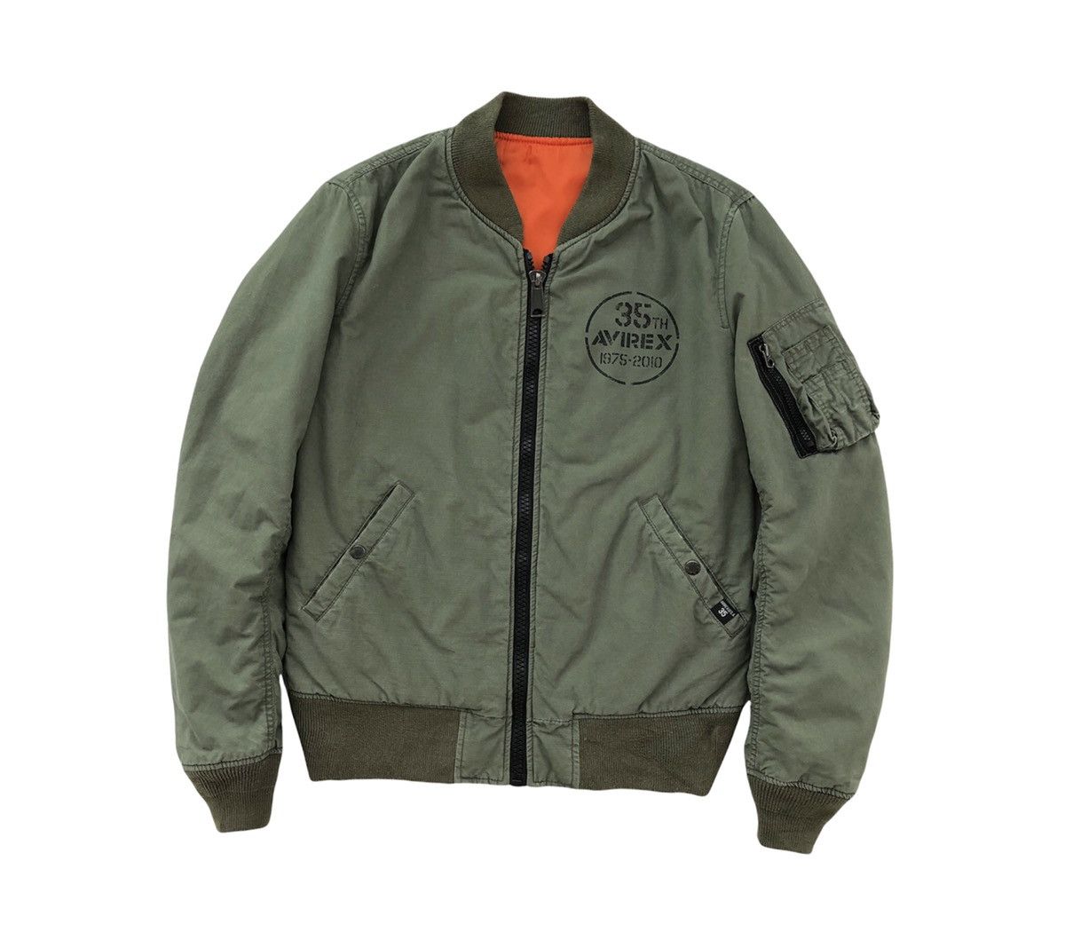 Avirex Avirex 35th Anniversary 1975 - 2010 Ma-1 Flight Jacket Size US M / EU 48-50 / 2 - 5 Thumbnail