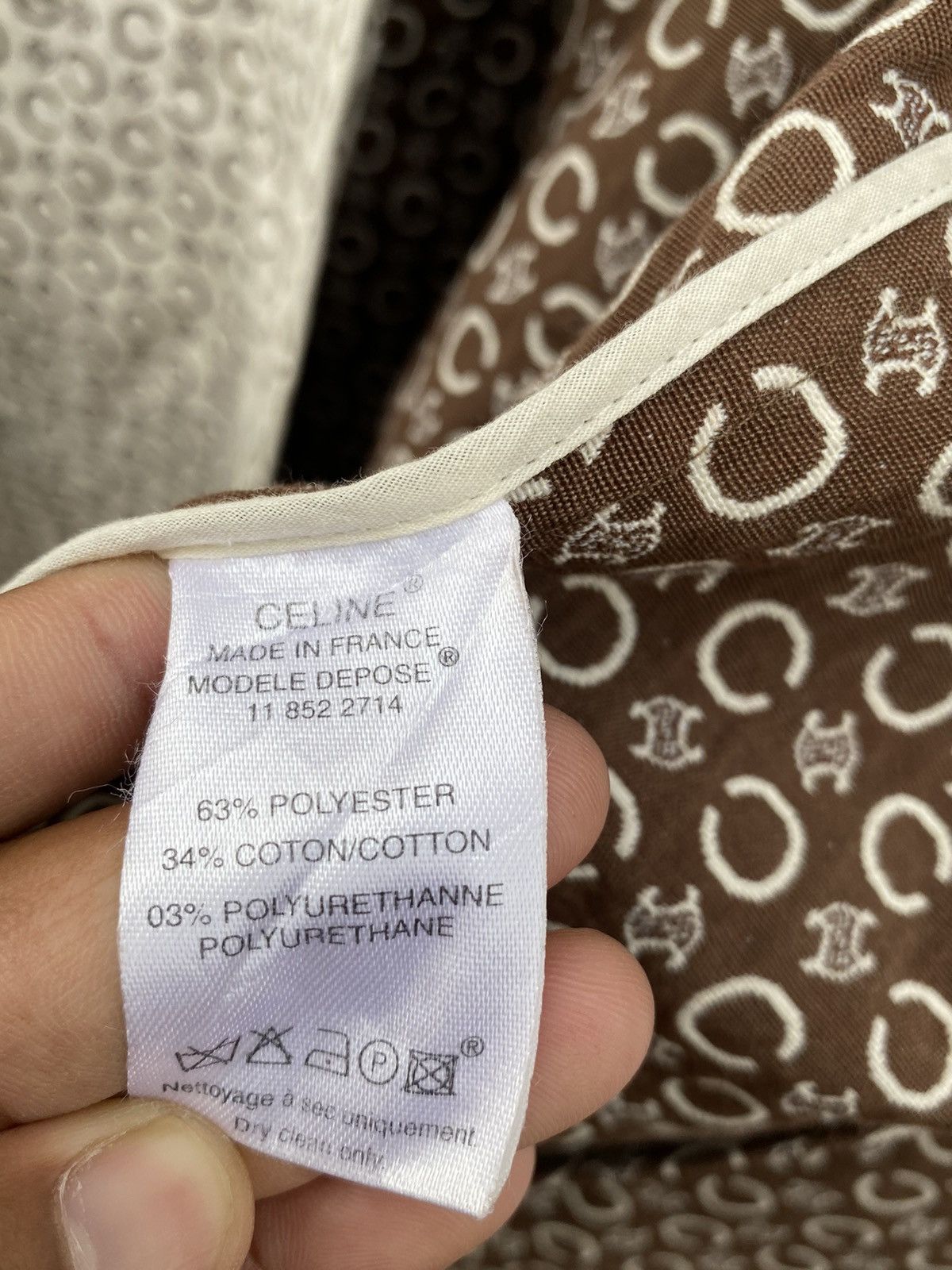 Celine Luxury Brand X Celine Monogram trench coat / long jacket Size US L / EU 52-54 / 3 - 9 Thumbnail