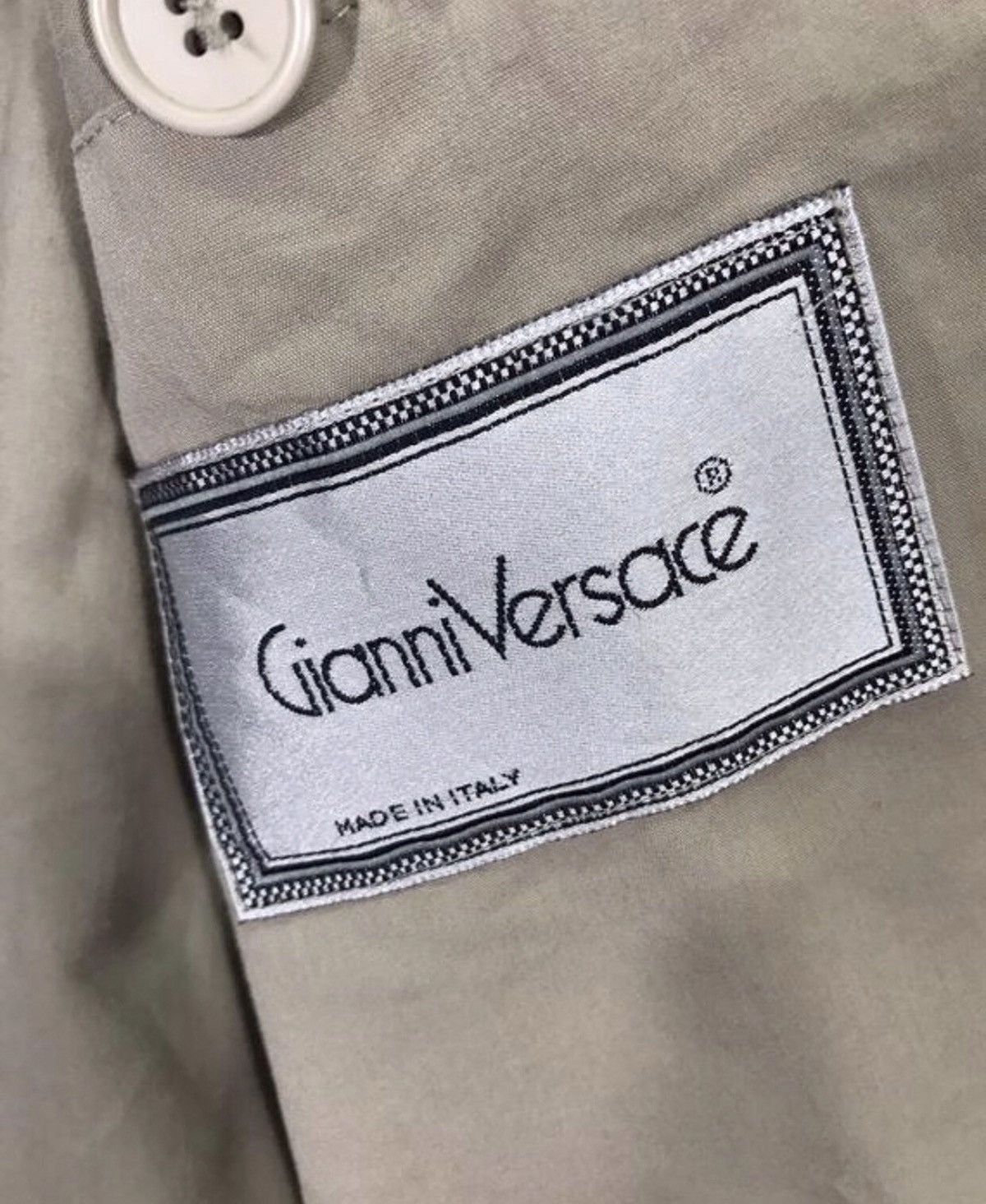 Gianni Valentino × Versace Made In Italy Vintage Gianni Versace Trench Jacket Size US M / EU 48-50 / 2 - 5 Thumbnail