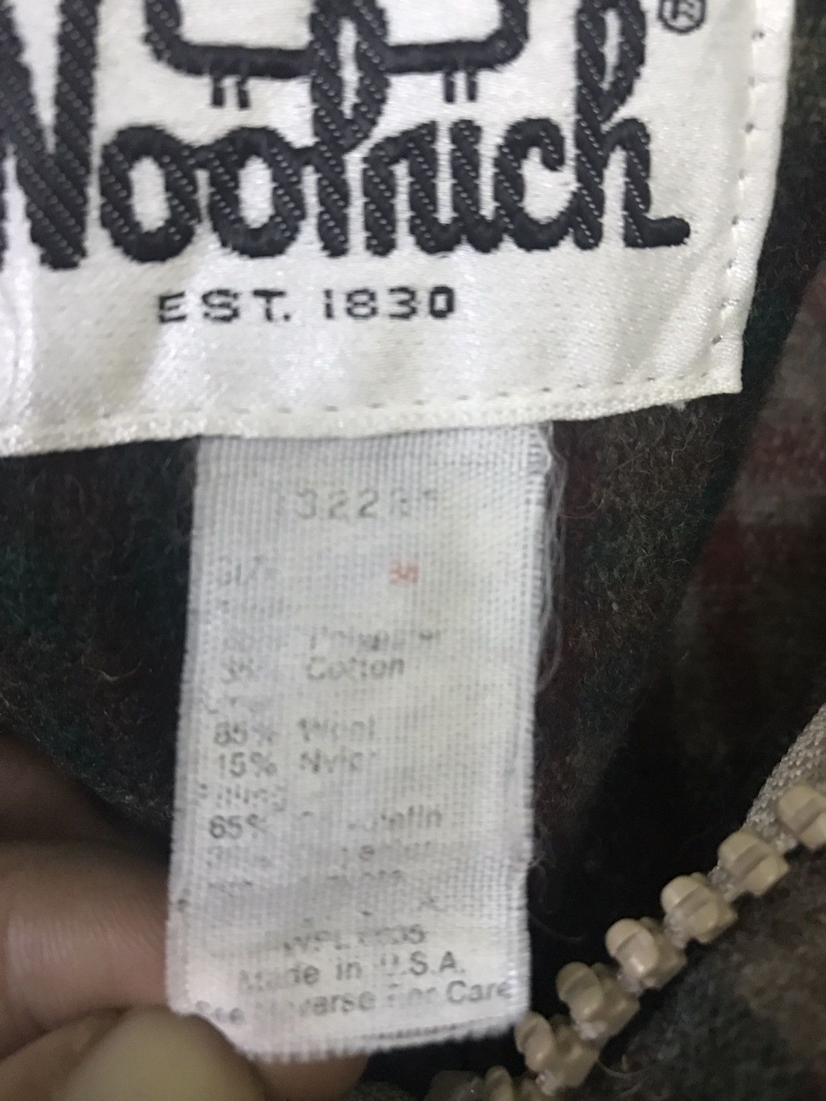 Woolrich Woolen Mills Vintage Wool Rich Checked Lining Parkas Jacket Made In Usa Size US M / EU 48-50 / 2 - 3 Thumbnail