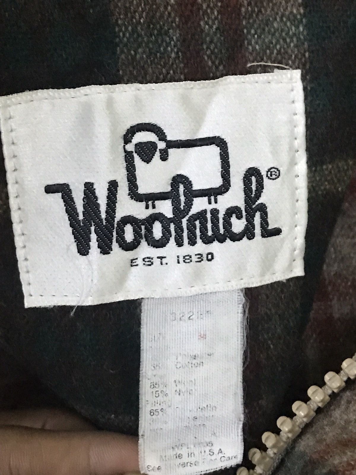 Woolrich Woolen Mills Vintage Wool Rich Checked Lining Parkas Jacket Made In Usa Size US M / EU 48-50 / 2 - 4 Thumbnail