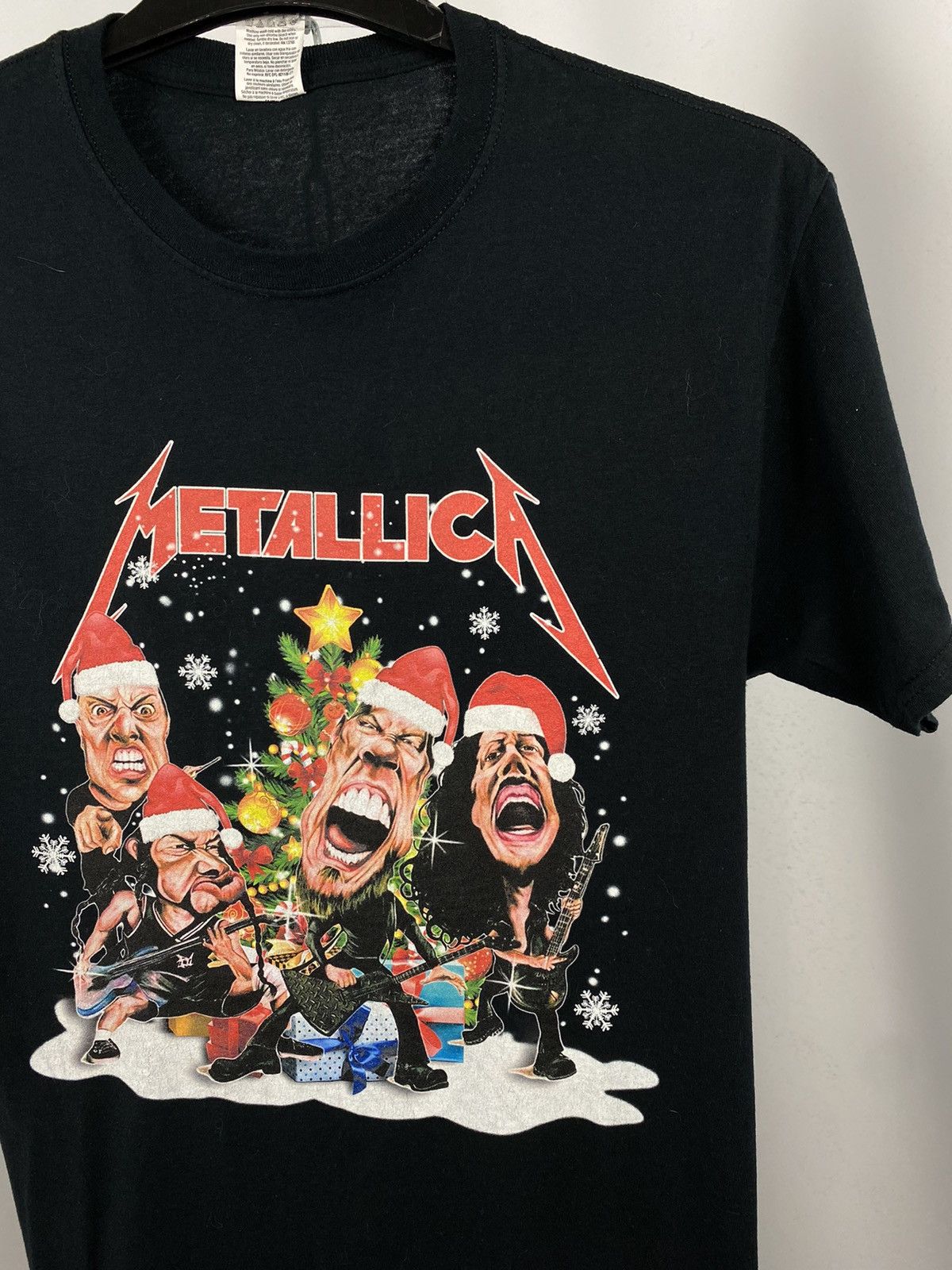 Metallica Metallica Christmas big logo band tee rock size M Size US M / EU 48-50 / 2 - 3 Thumbnail