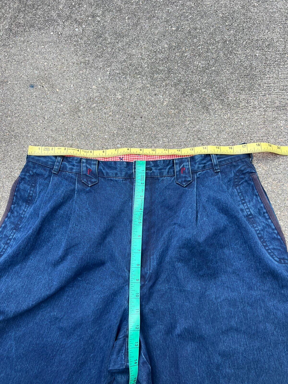 Orslow Vintage Papas Japan Sun Faded Indigo Blue Baggy Chinos Pant Size US 34 / EU 50 - 2 Preview