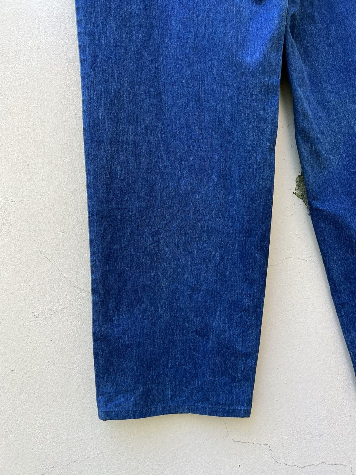 Orslow Vintage Papas Japan Sun Faded Indigo Blue Baggy Chinos Pant Size US 34 / EU 50 - 14 Thumbnail