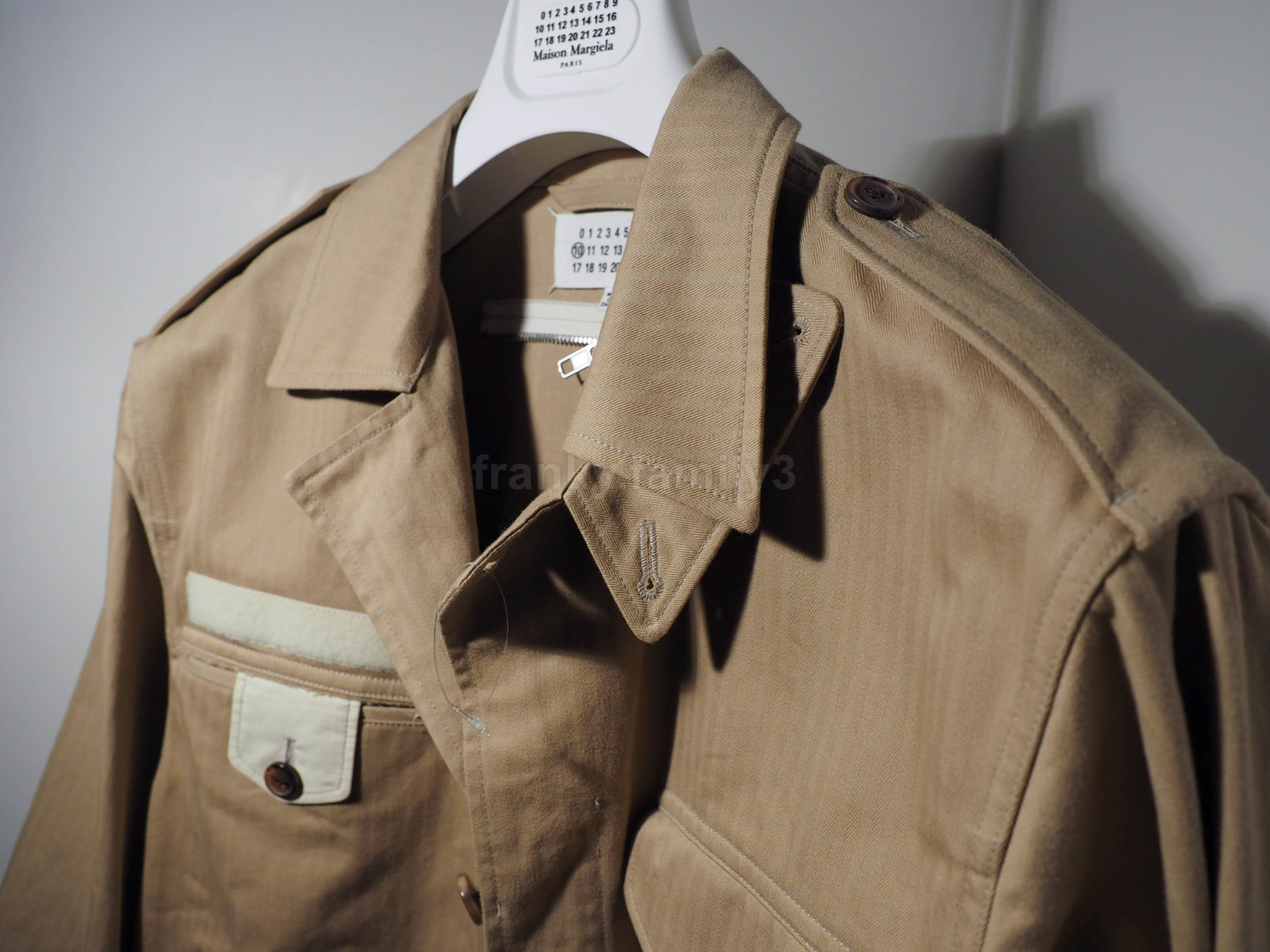Maison Margiela margiela field jacket destroyed deconstructed beige cotton Size US M / EU 48-50 / 2 - 5 Thumbnail