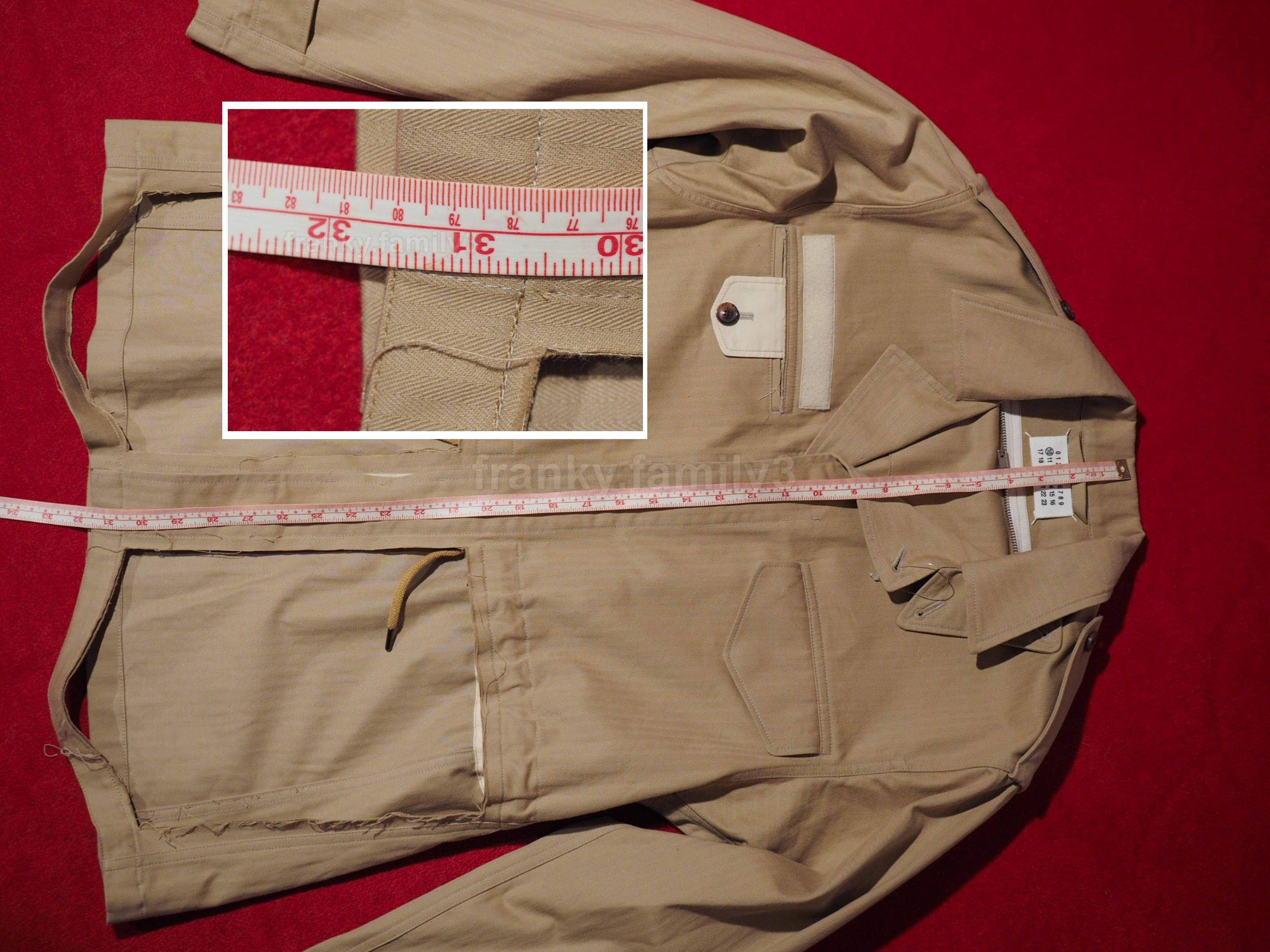 Maison Margiela margiela field jacket destroyed deconstructed beige cotton Size US M / EU 48-50 / 2 - 21 Thumbnail