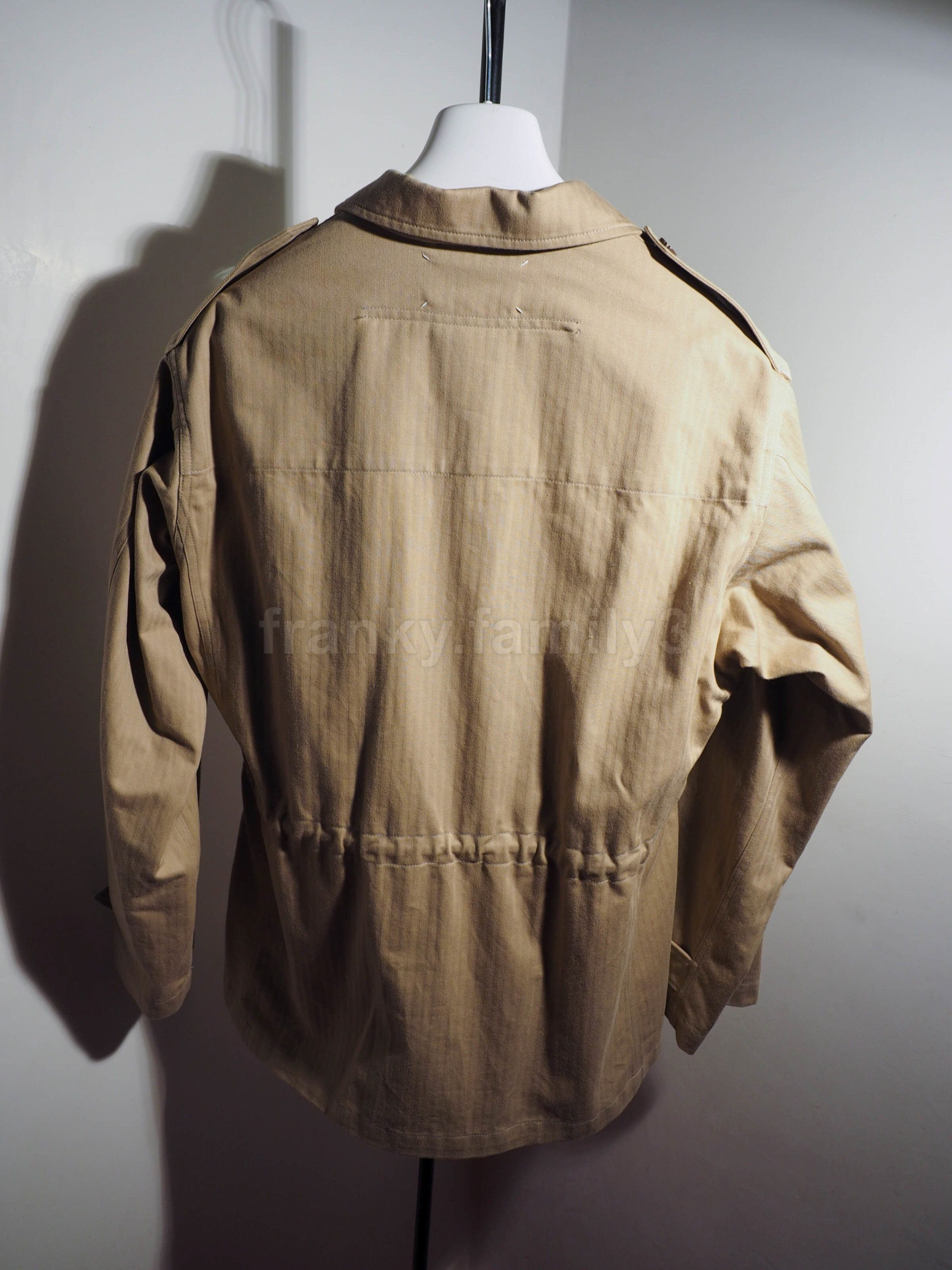 Maison Margiela margiela field jacket destroyed deconstructed beige cotton Size US M / EU 48-50 / 2 - 12 Thumbnail