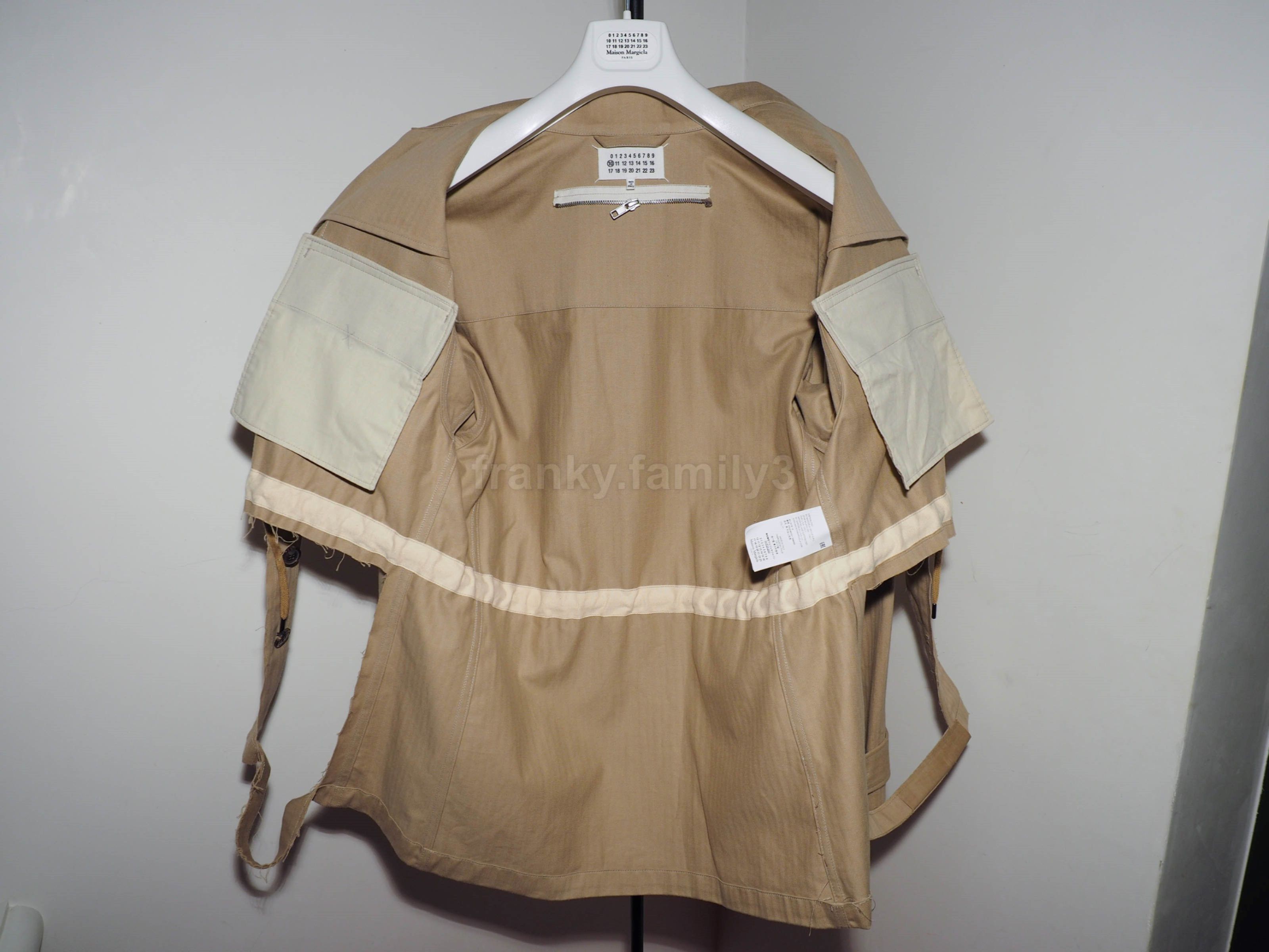 Maison Margiela margiela field jacket destroyed deconstructed beige cotton Size US M / EU 48-50 / 2 - 14 Thumbnail