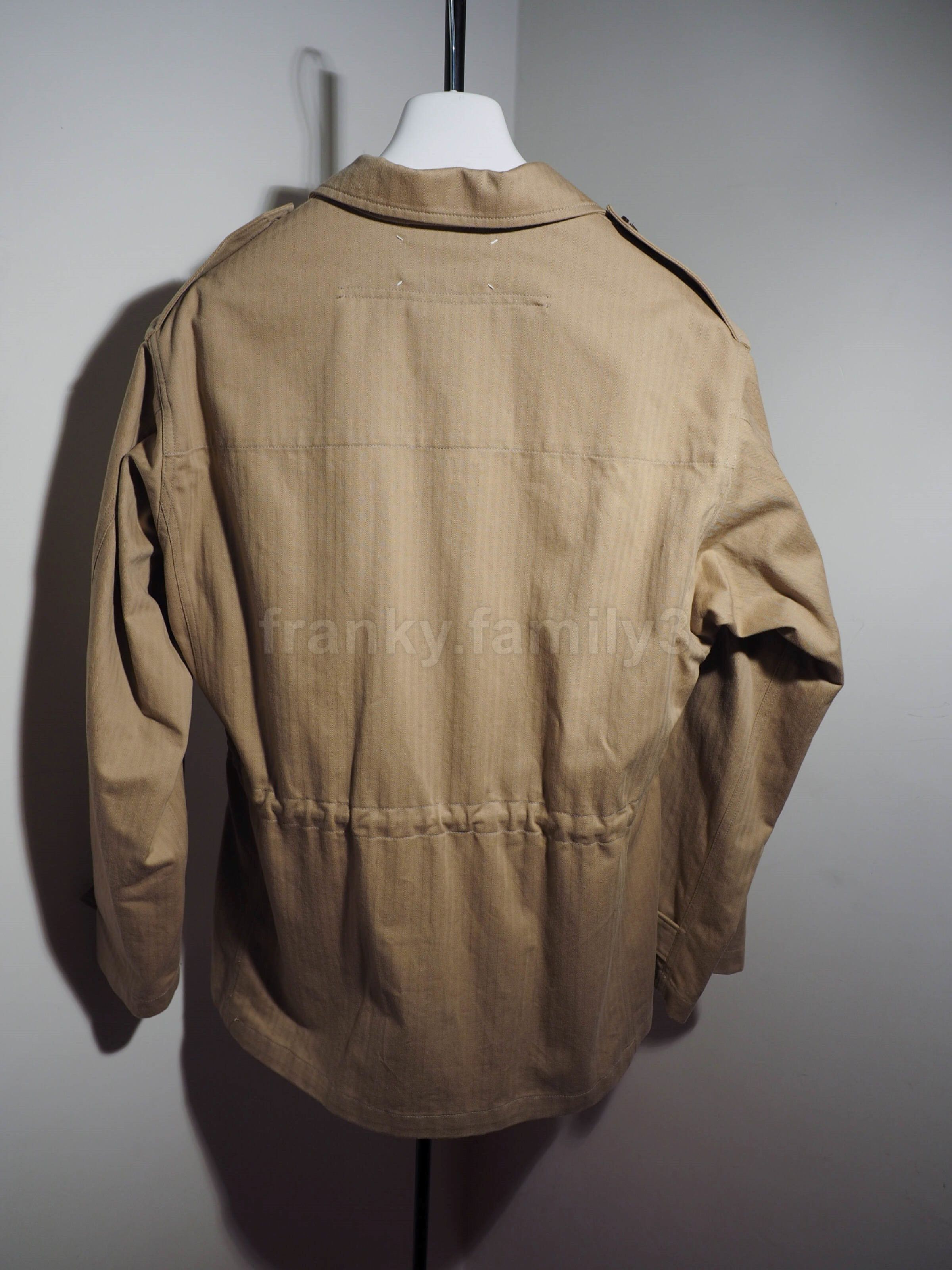 Maison Margiela margiela field jacket destroyed deconstructed beige cotton Size US M / EU 48-50 / 2 - 11 Thumbnail
