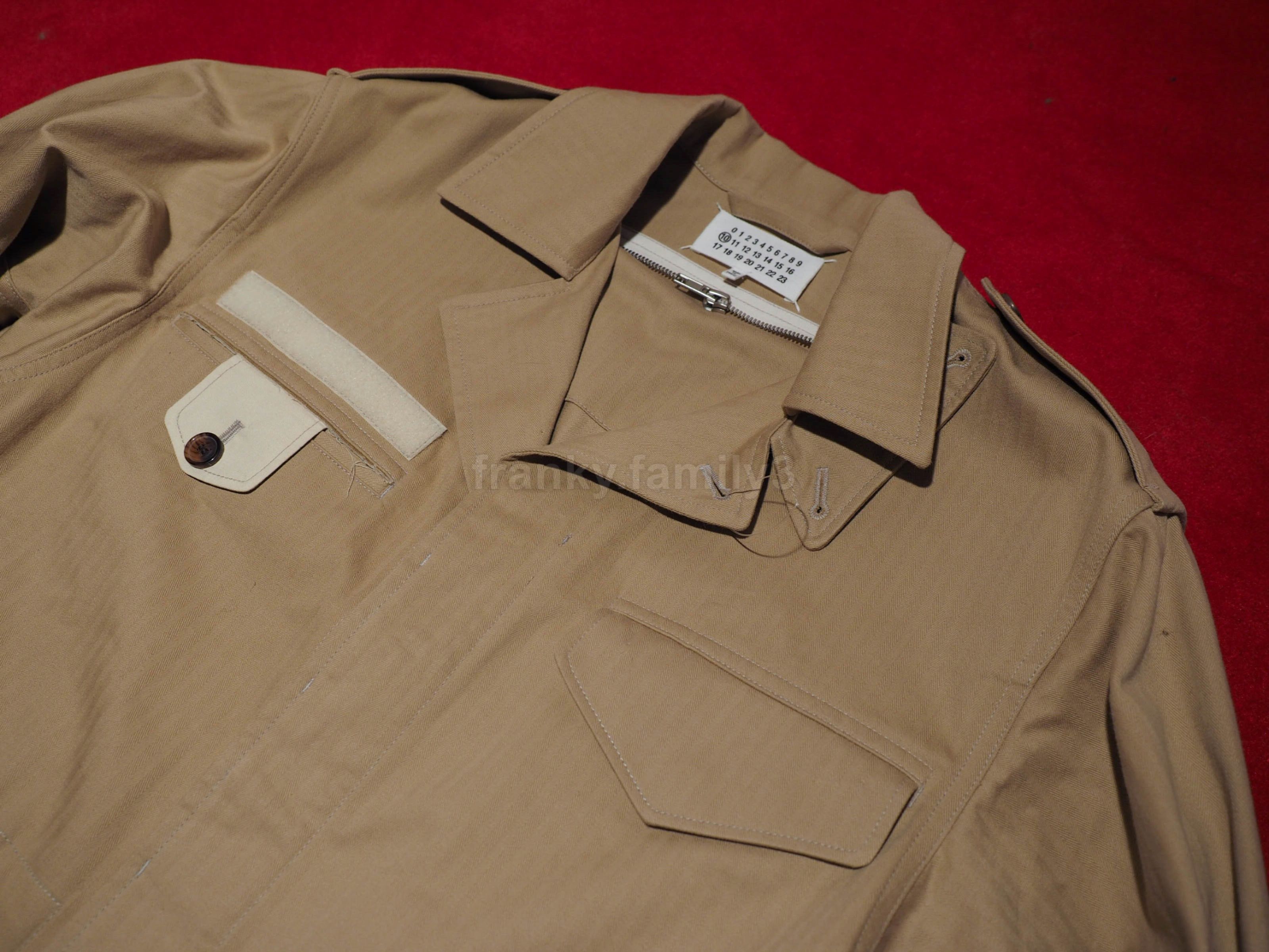 Maison Margiela margiela field jacket destroyed deconstructed beige cotton Size US M / EU 48-50 / 2 - 19 Thumbnail