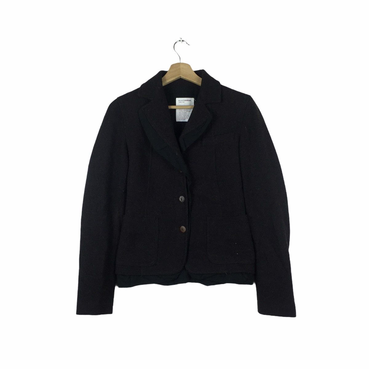 Hussein Chalayan Vtg 90’ HUSSEIN CHALAYAN Blazer Sport Coat Trench Parka Size S / US 4 / IT 40 - 1 Thumbnail