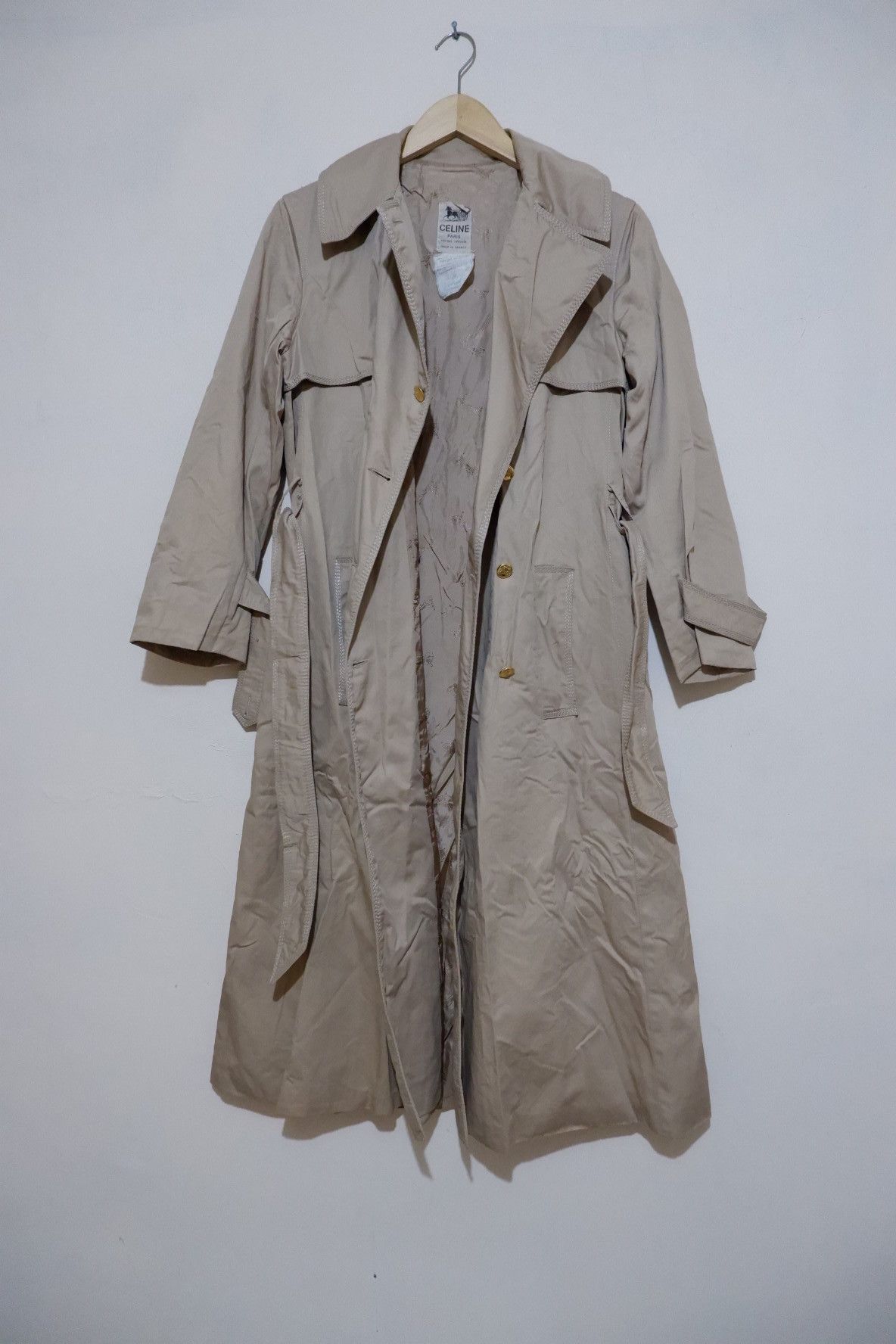 Celine Vintage 90s Celine Overcoat Size US M / EU 48-50 / 2 - 1 Thumbnail