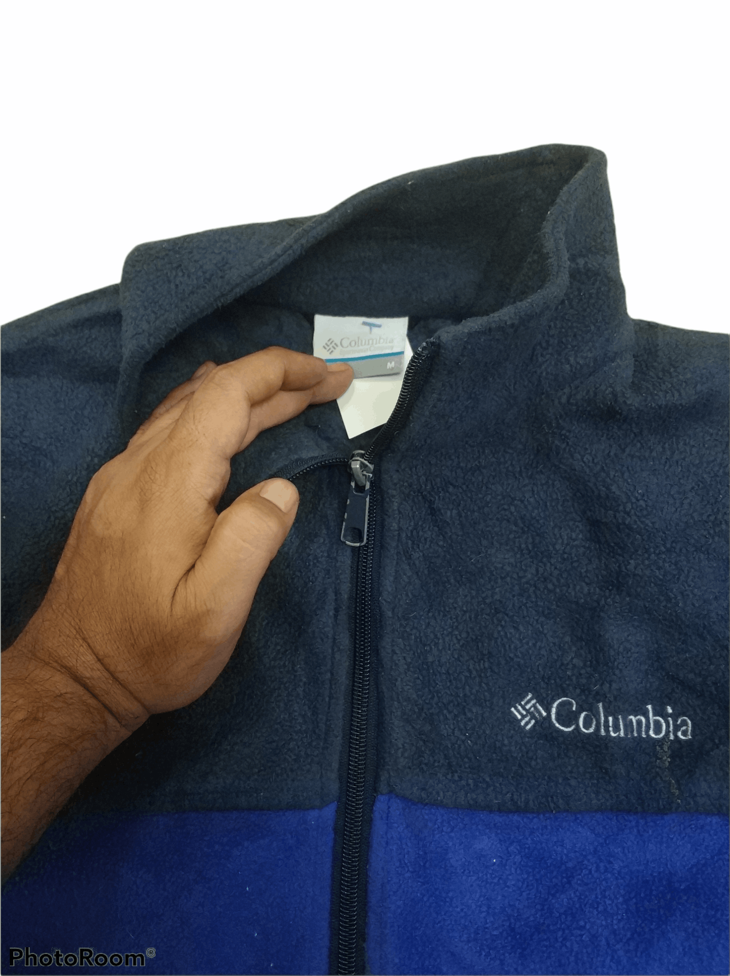 Columbia 🔥Columbia Two Tone Zipper Fleece Jacket Size US M / EU 48-50 / 2 - 6 Thumbnail