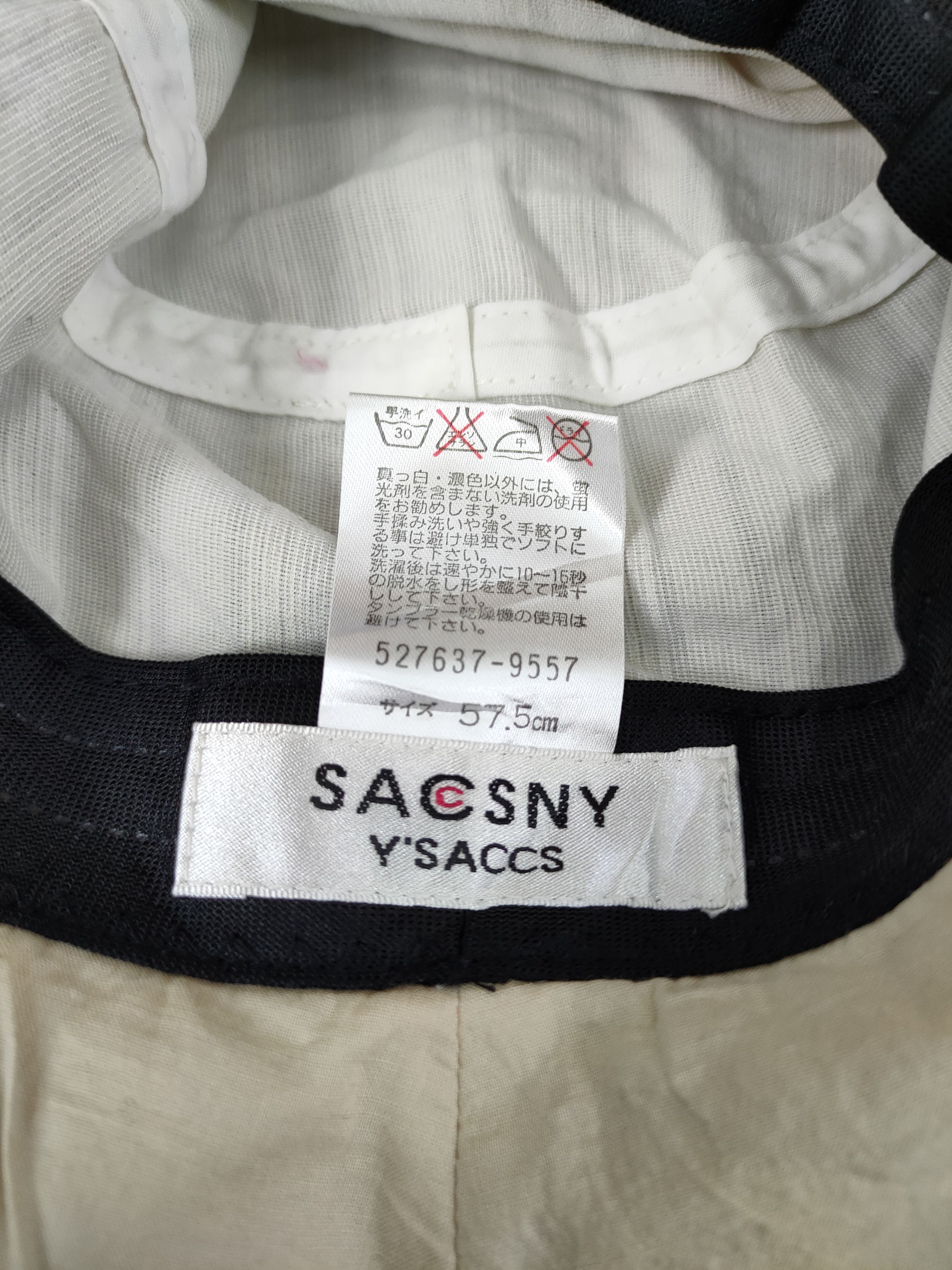Yohji Yamamoto Yohji Yamamoto sacsny y'saccs hat vintage japan #157DLAL Size ONE SIZE - 8 Thumbnail