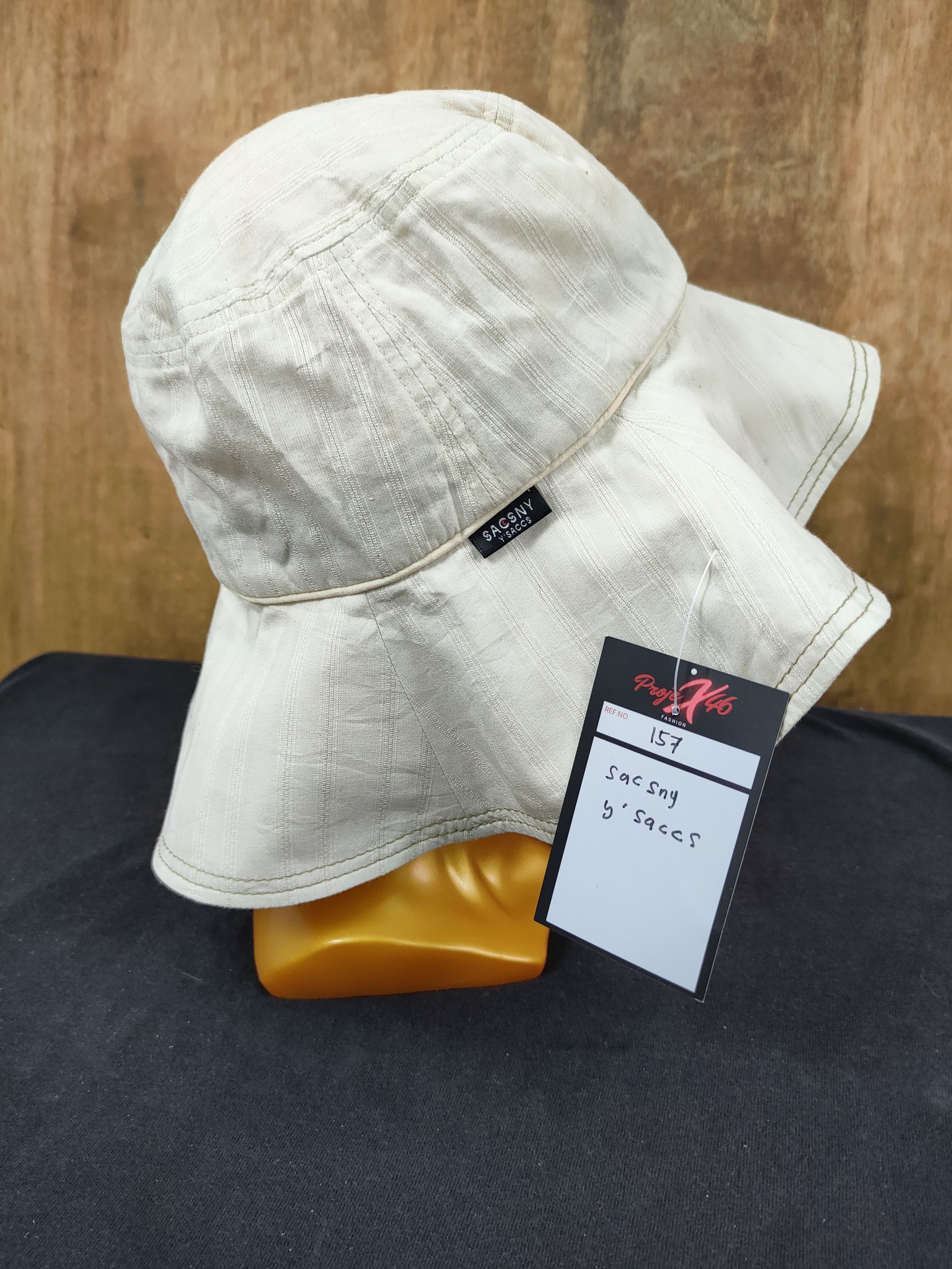 Yohji Yamamoto Yohji Yamamoto sacsny y'saccs hat vintage japan #157DLAL Size ONE SIZE - 5 Thumbnail