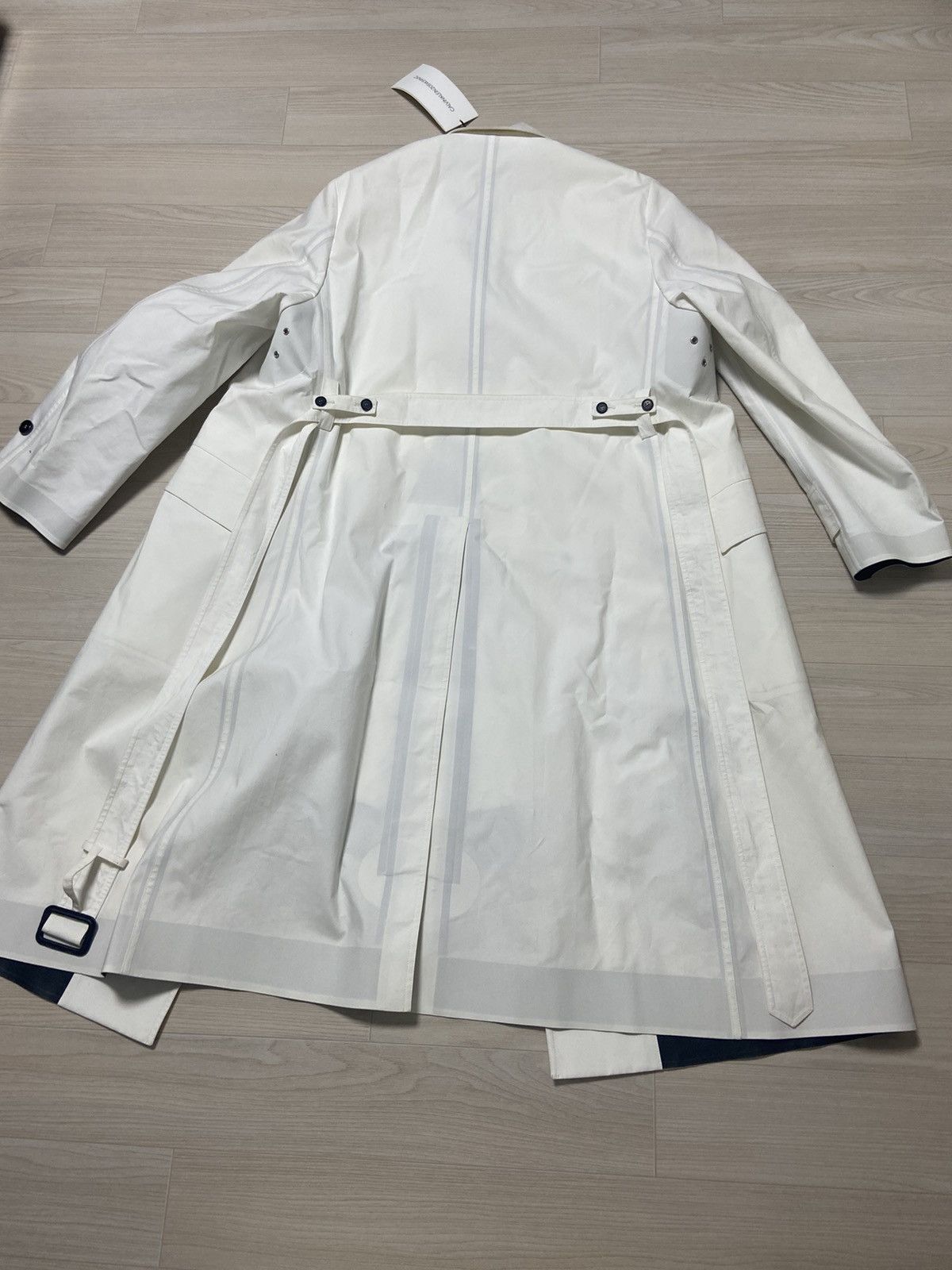 Calvin Klein 205W39NYC 46 205w39nyc raf simons leather trimming METAL Arrow coat Size US S / EU 44-46 / 1 - 3 Thumbnail