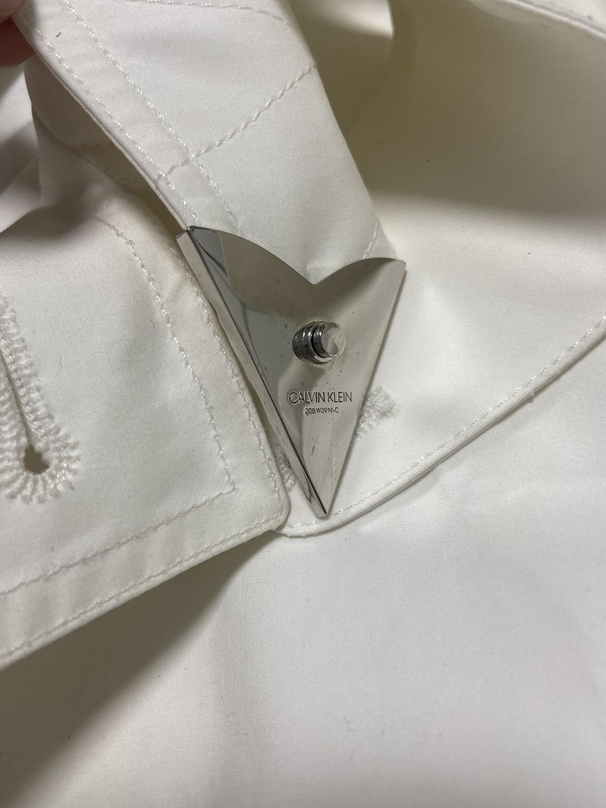 Calvin Klein 205W39NYC 46 205w39nyc raf simons leather trimming METAL Arrow coat Size US S / EU 44-46 / 1 - 8 Thumbnail