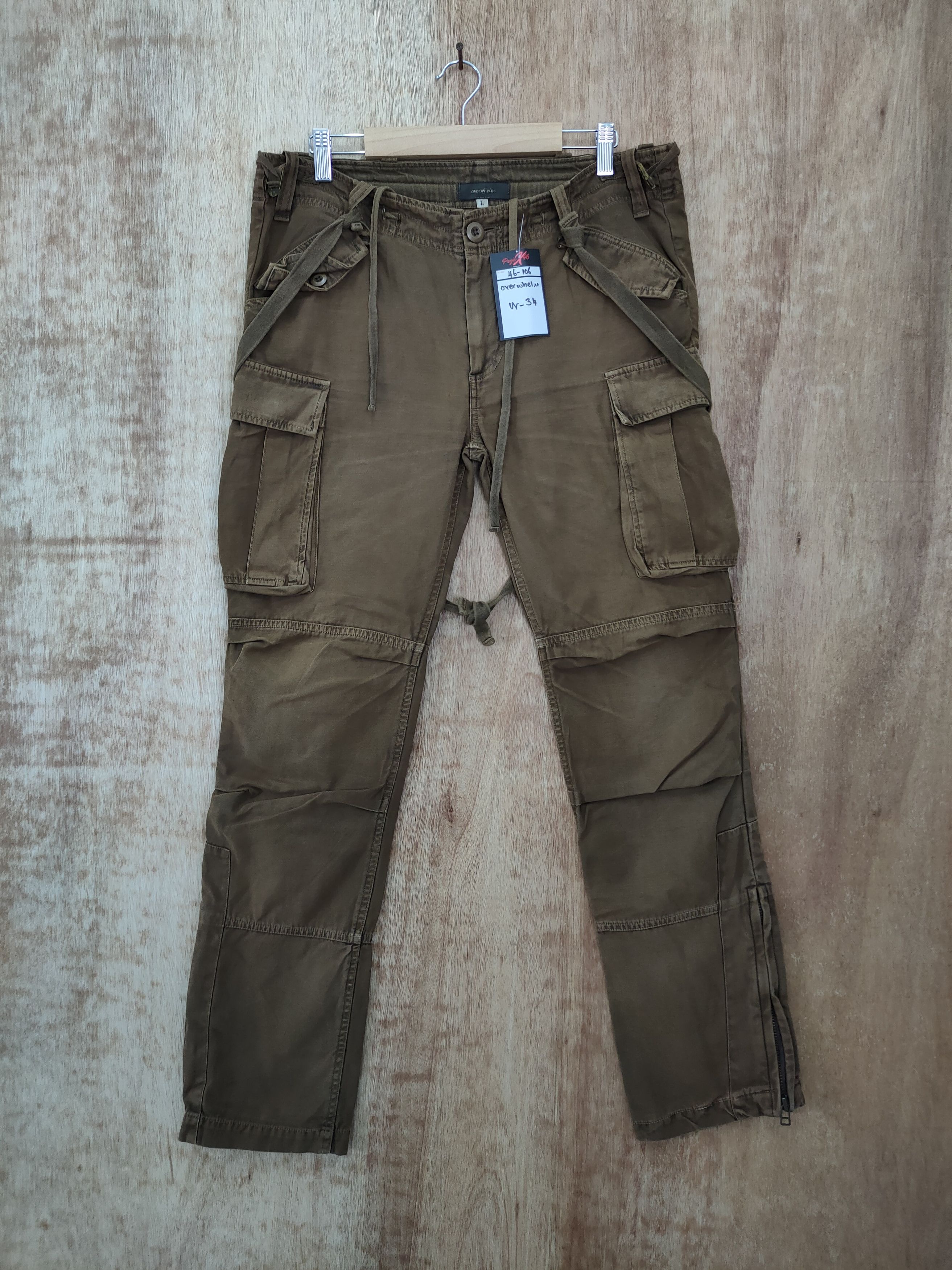 Japanese Brand DLL Overwhelm multipocket tactical cargo pants #46-106DLL Size US 33 - 1 Thumbnail