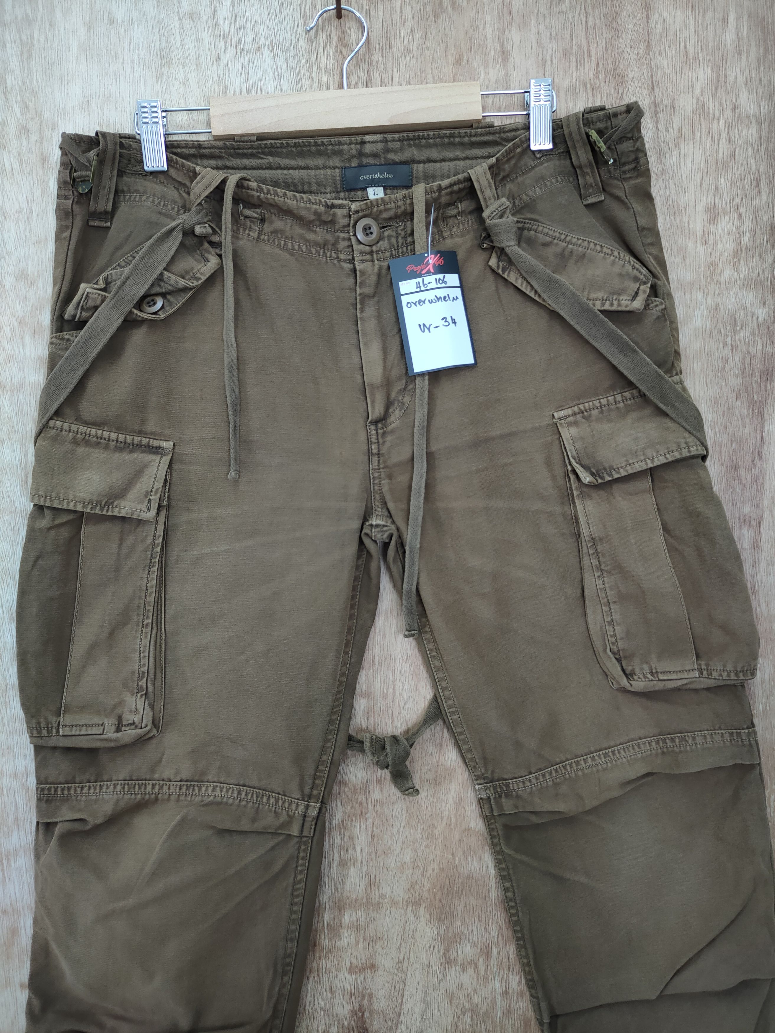 Japanese Brand DLL Overwhelm multipocket tactical cargo pants #46-106DLL Size US 33 - 4 Thumbnail