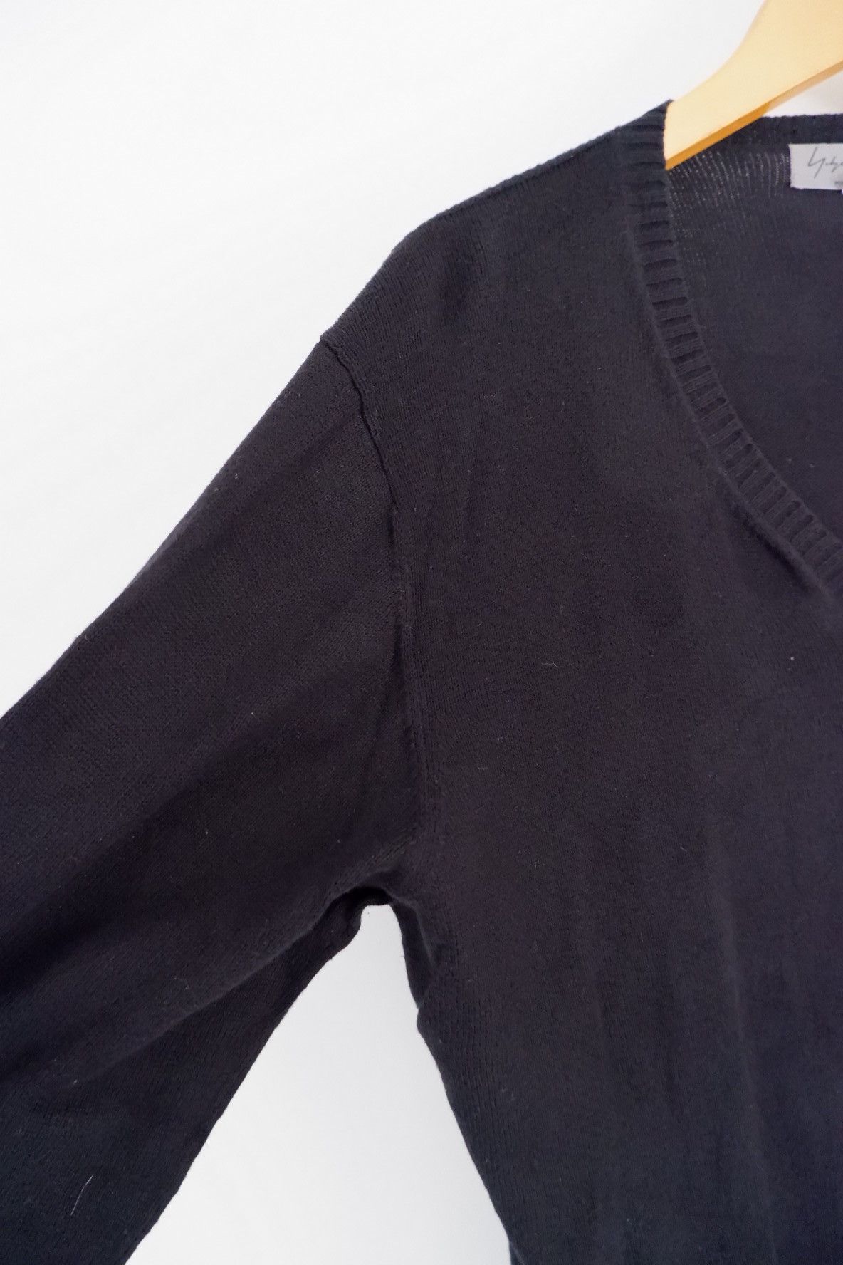 Yohji Yamamoto Yohji Yamamoto Pour Homme Knit V neck Size US L / EU 52-54 / 3 - 5 Thumbnail