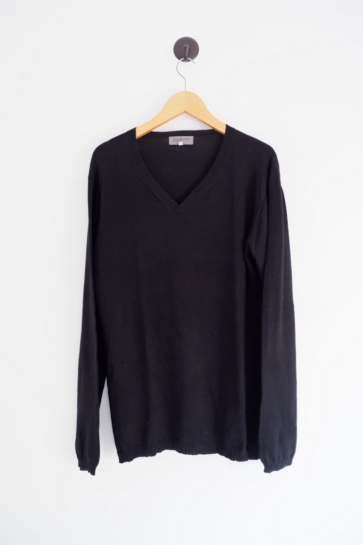 Yohji Yamamoto Yohji Yamamoto Pour Homme Knit V neck Size US L / EU 52-54 / 3 - 1 Thumbnail