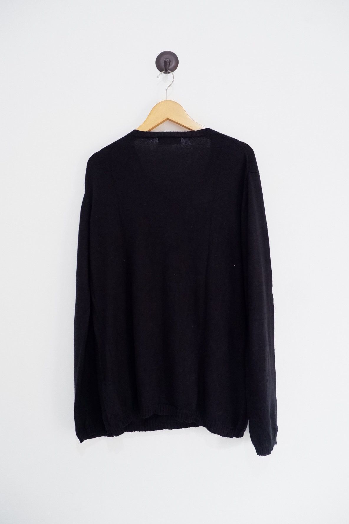 Yohji Yamamoto Yohji Yamamoto Pour Homme Knit V neck Size US L / EU 52-54 / 3 - 2 Thumbnail