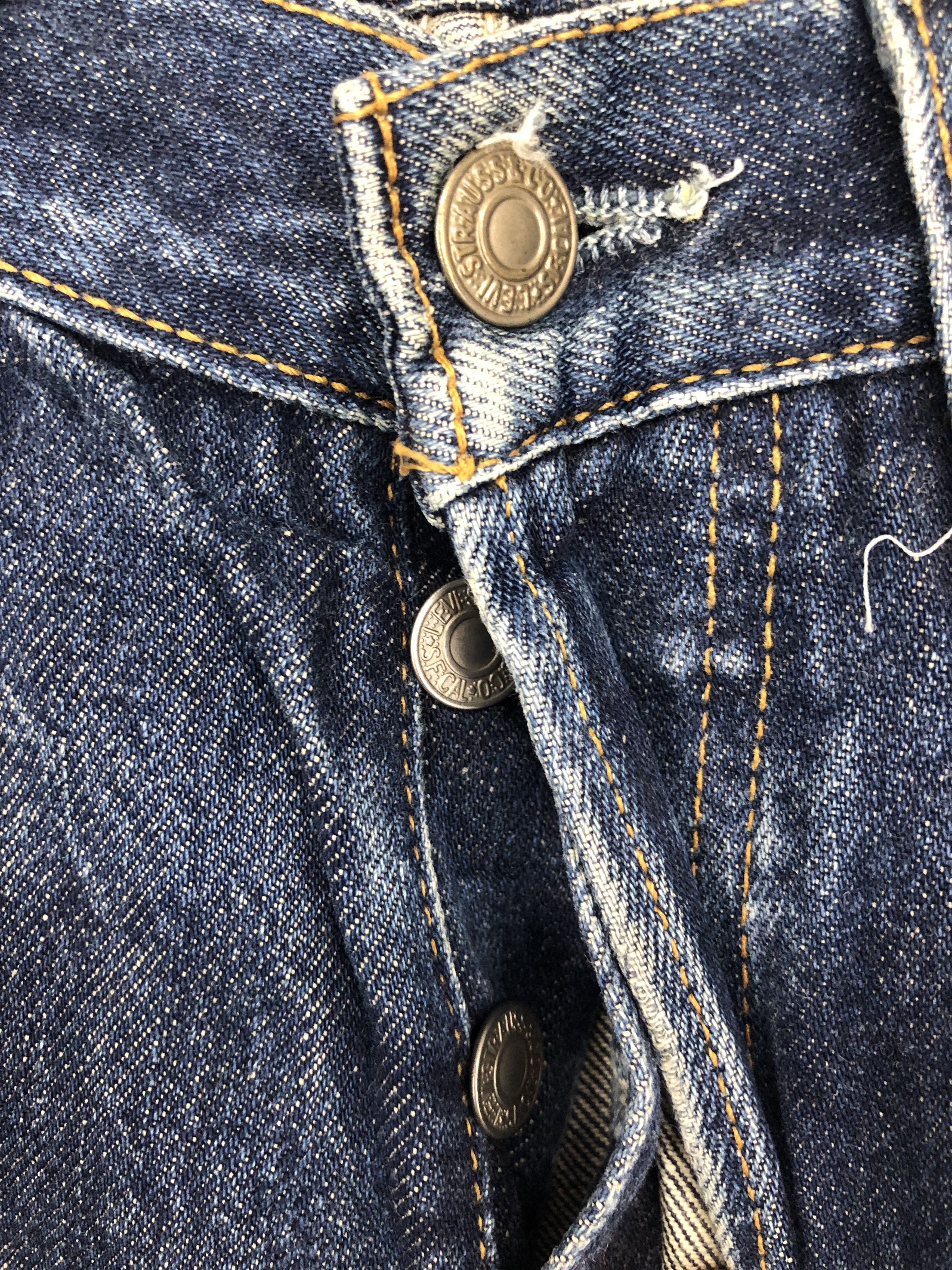 Vintage Levis 501 Distressed Denim Jeans