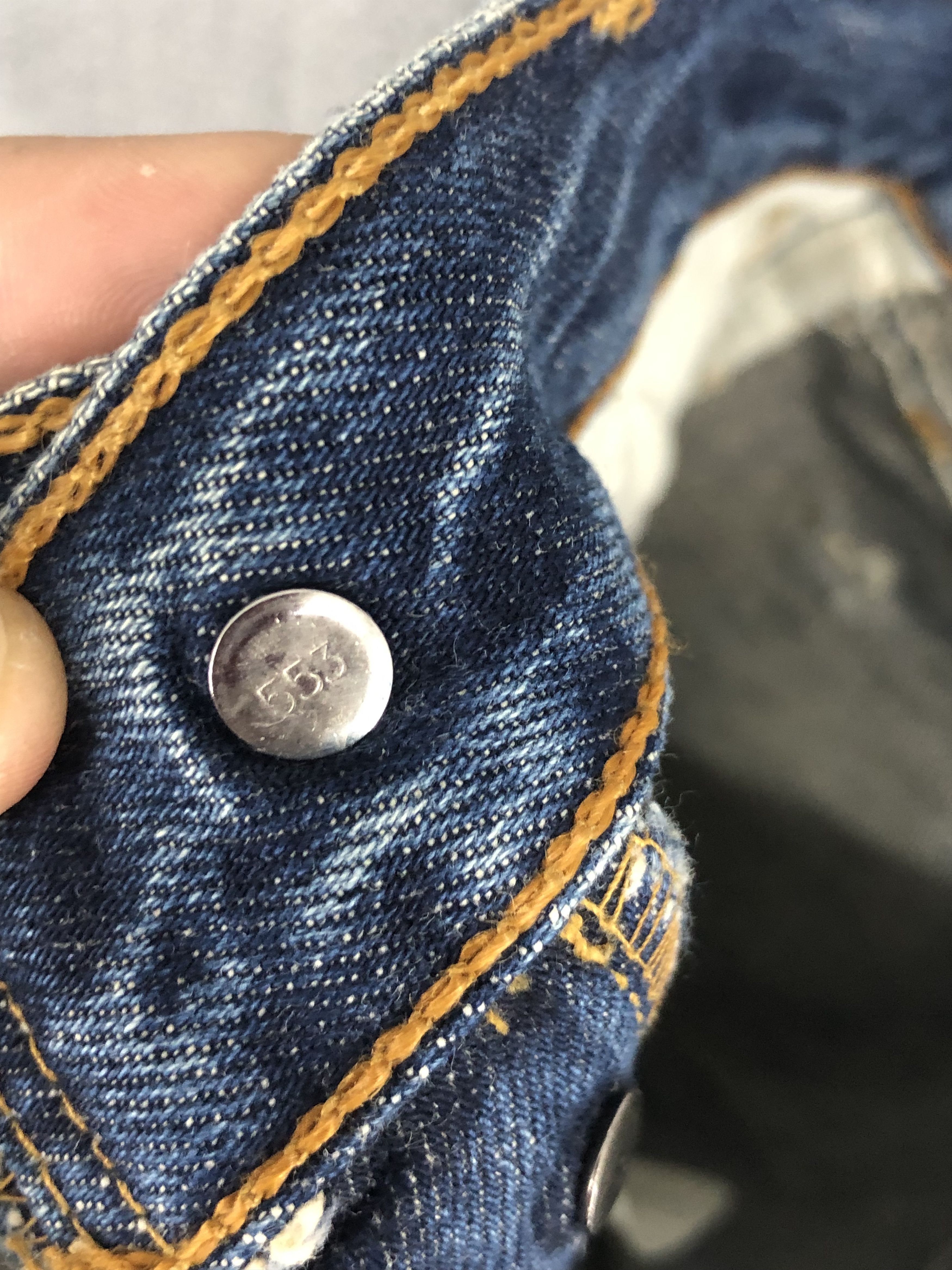 Vintage Levis 501 Distressed Denim Jeans