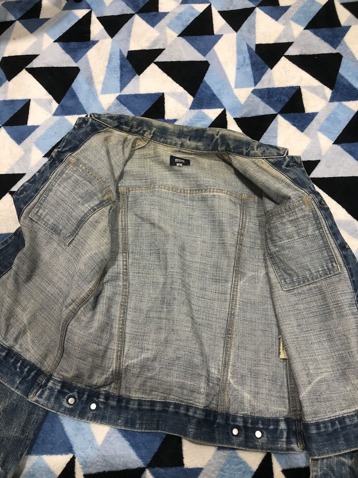 Designer × Japanese Brand Domingo Co Women Denim Jacket Size S / US 4 / IT 40 - 12 Thumbnail