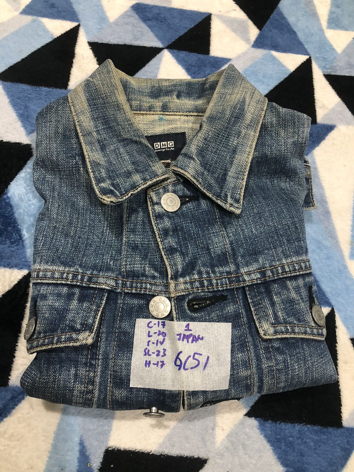 Designer × Japanese Brand Domingo Co Women Denim Jacket Size S / US 4 / IT 40 - 14 Thumbnail