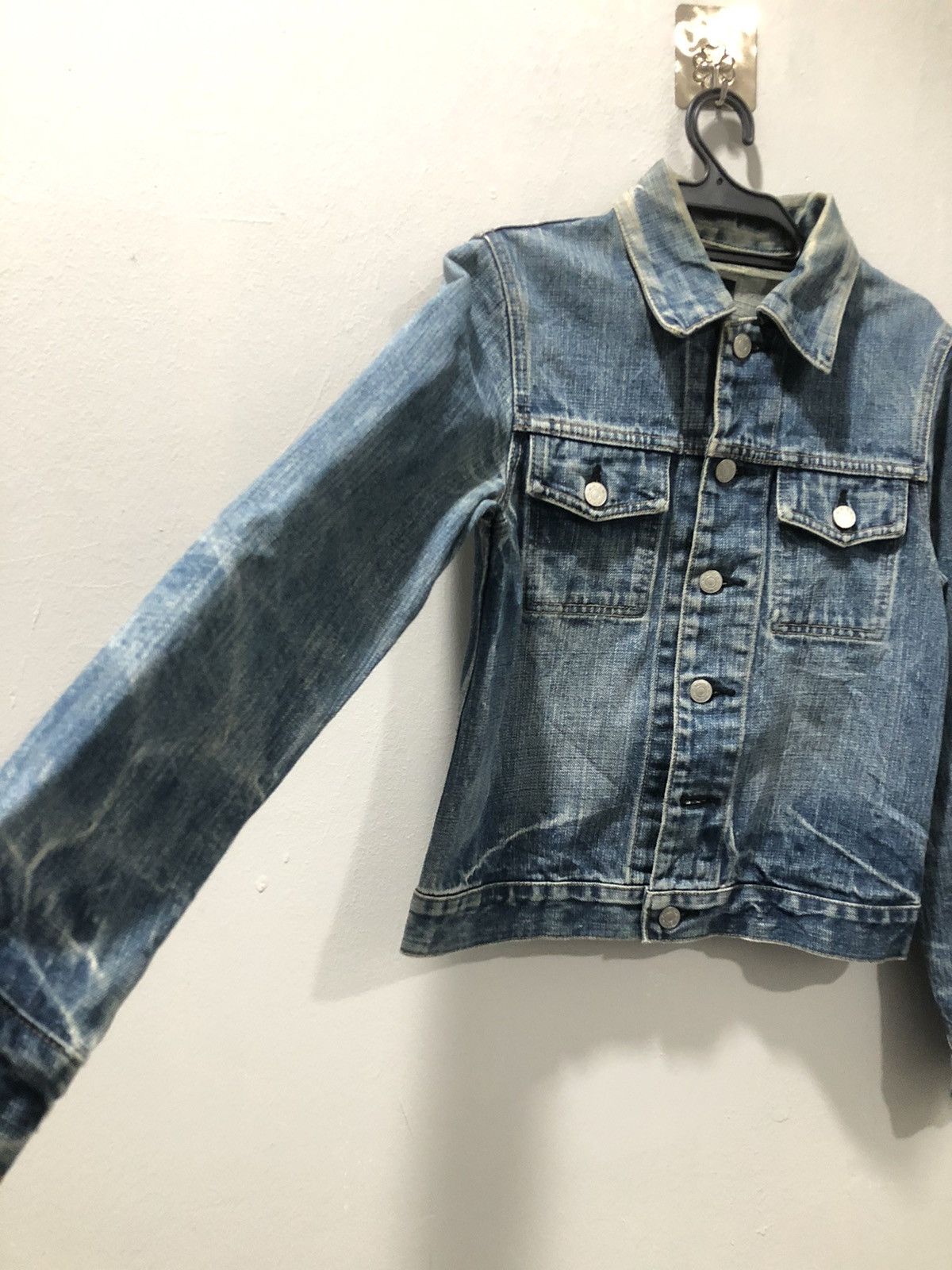 Designer × Japanese Brand Domingo Co Women Denim Jacket Size S / US 4 / IT 40 - 3 Thumbnail