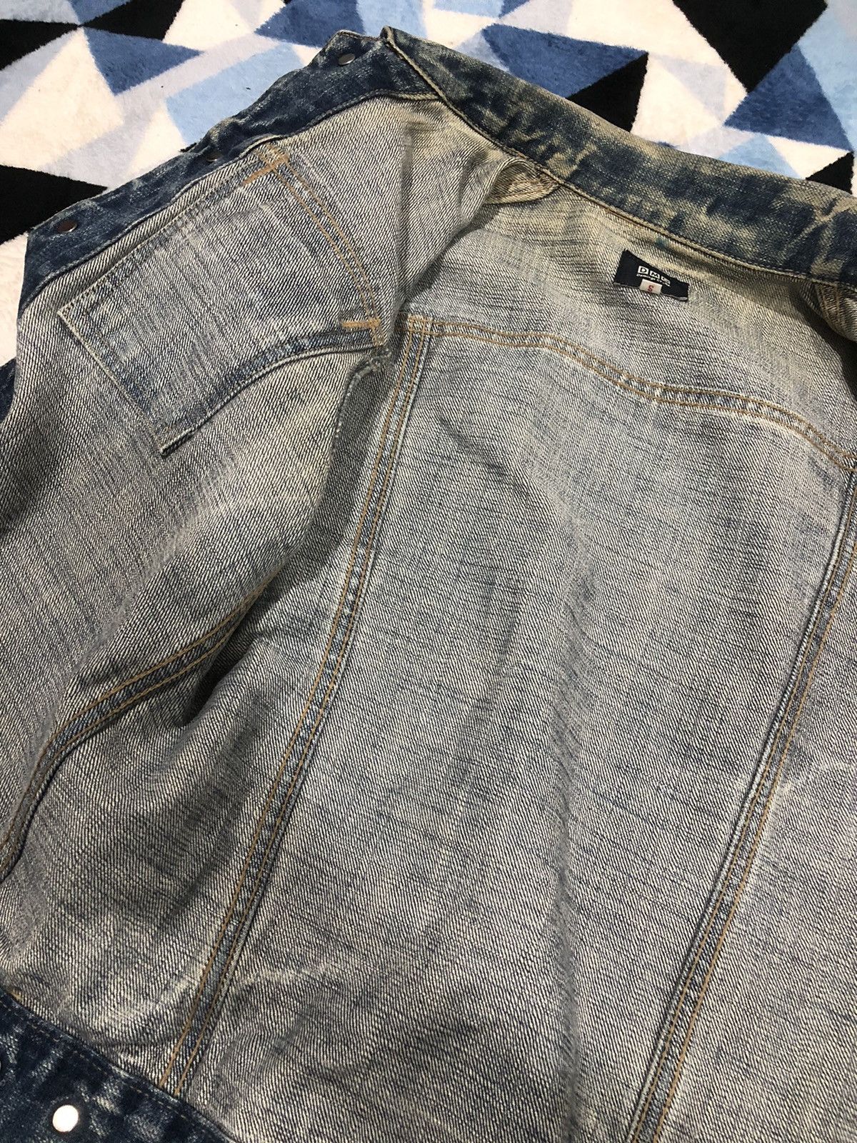 Designer × Japanese Brand Domingo Co Women Denim Jacket Size S / US 4 / IT 40 - 13 Thumbnail