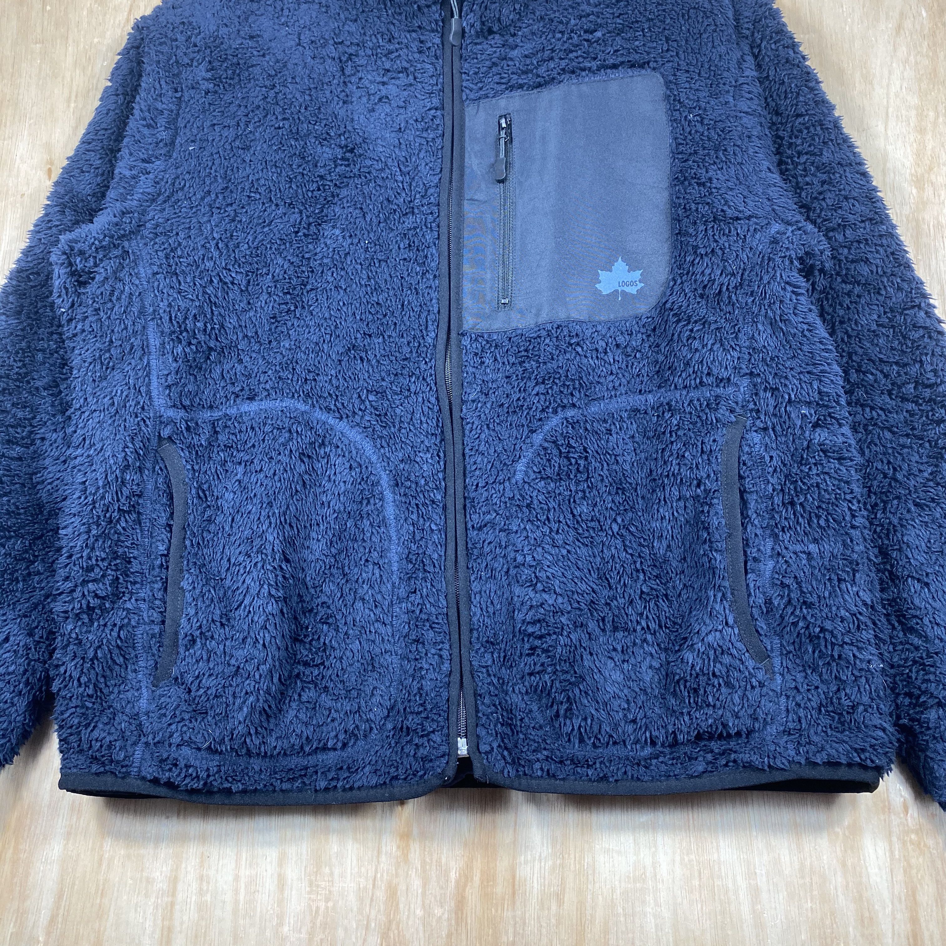 Japanese Brand LOGOS Outing Equipment Sherpa Fleece Jacket Size US L / EU 52-54 / 3 - 4 Thumbnail
