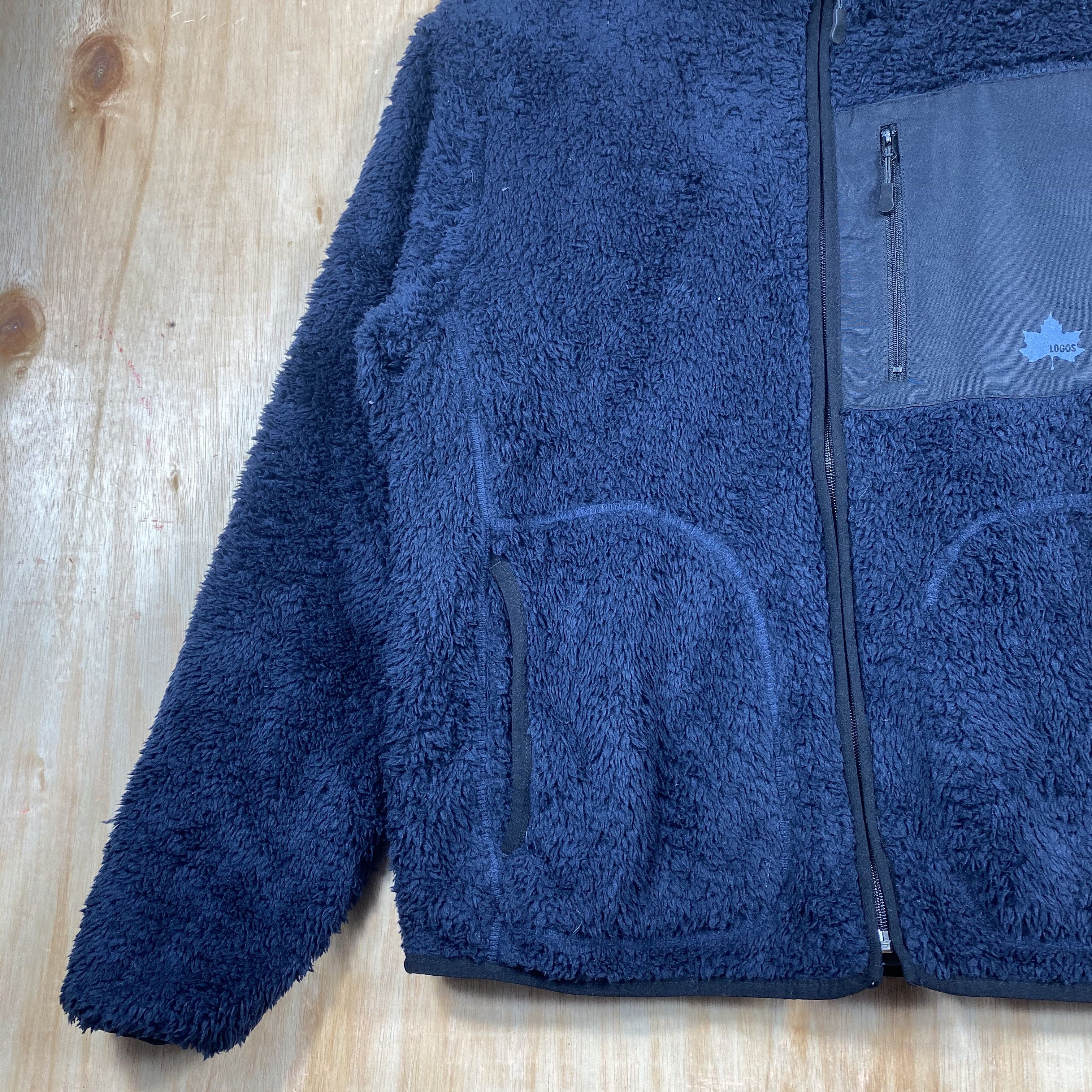 Japanese Brand LOGOS Outing Equipment Sherpa Fleece Jacket Size US L / EU 52-54 / 3 - 5 Thumbnail