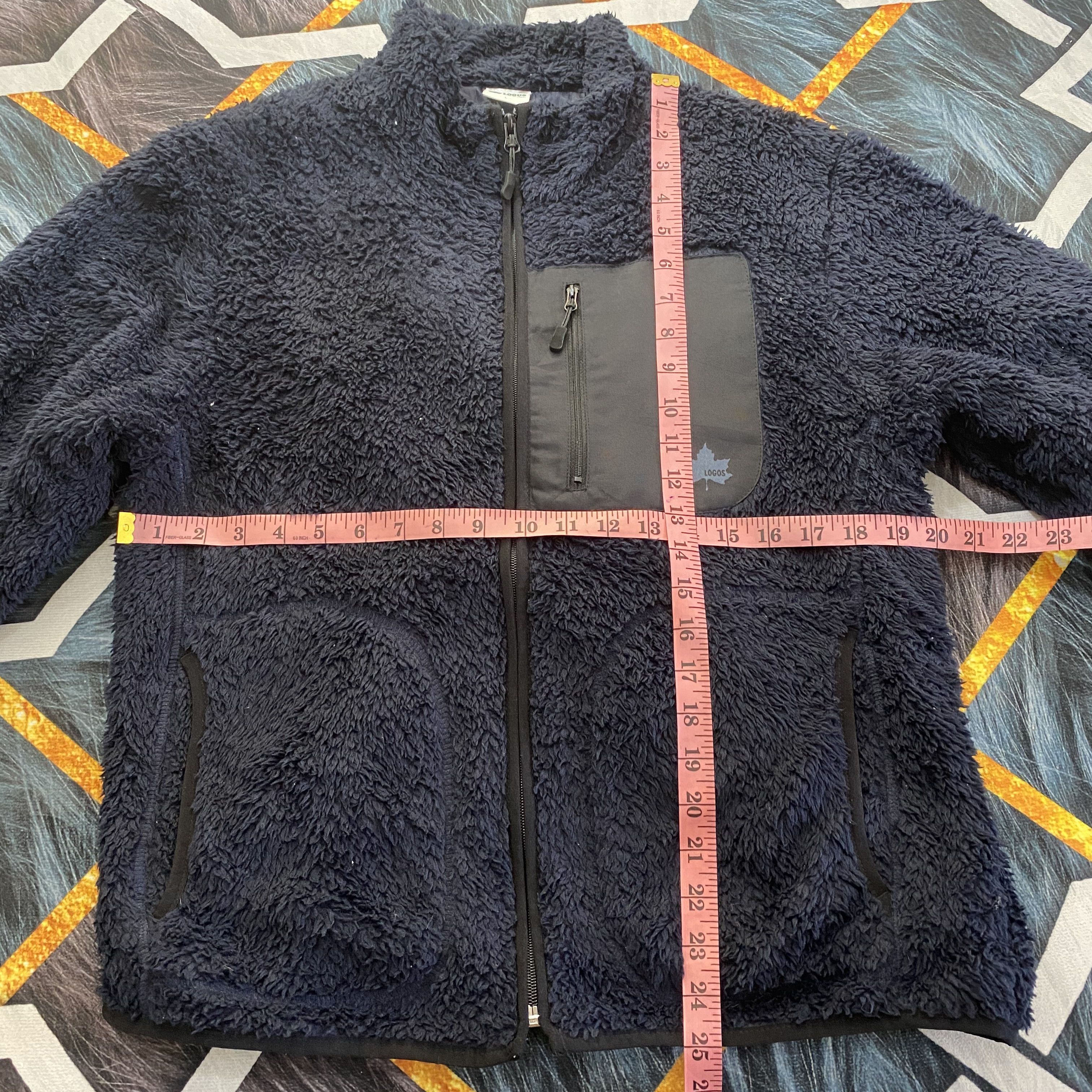 Japanese Brand LOGOS Outing Equipment Sherpa Fleece Jacket Size US L / EU 52-54 / 3 - 11 Thumbnail