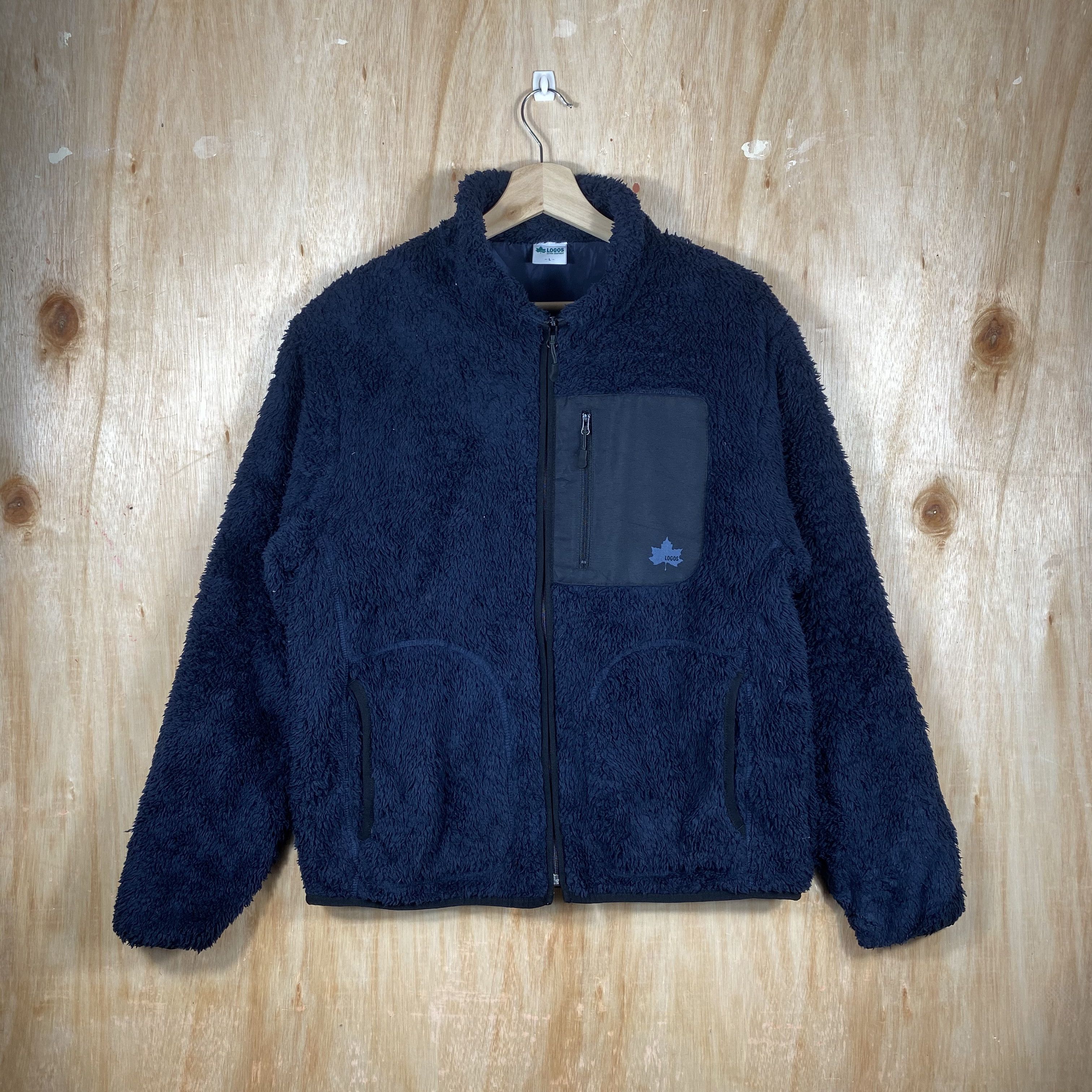 Japanese Brand LOGOS Outing Equipment Sherpa Fleece Jacket Size US L / EU 52-54 / 3 - 1 Thumbnail