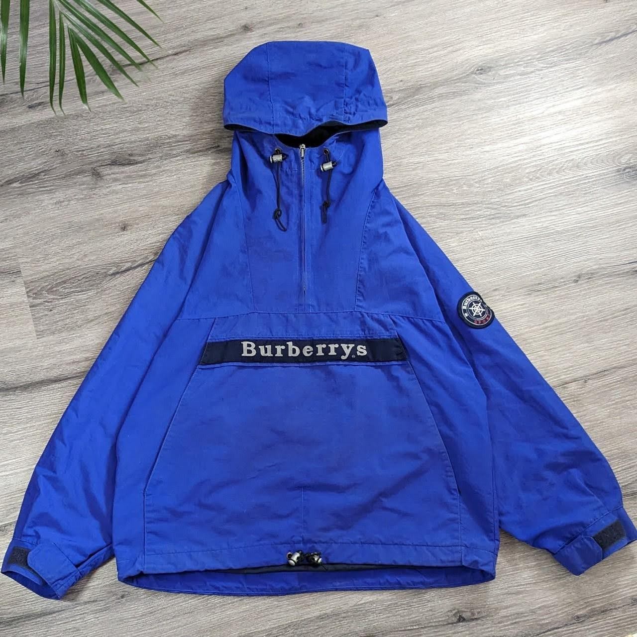 Burberry Rare Vintage Burberrys pull over 1 4 zip smock anorak jacket Grailed