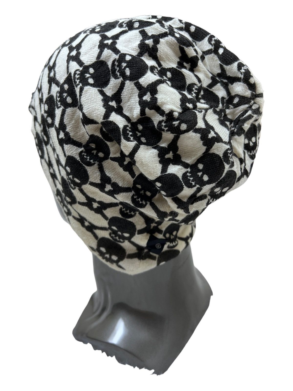 Beams Plus Vintage Monogram Skull Winter Hat Inspired Alexander Mcqueen Size ONE SIZE - 4 Thumbnail