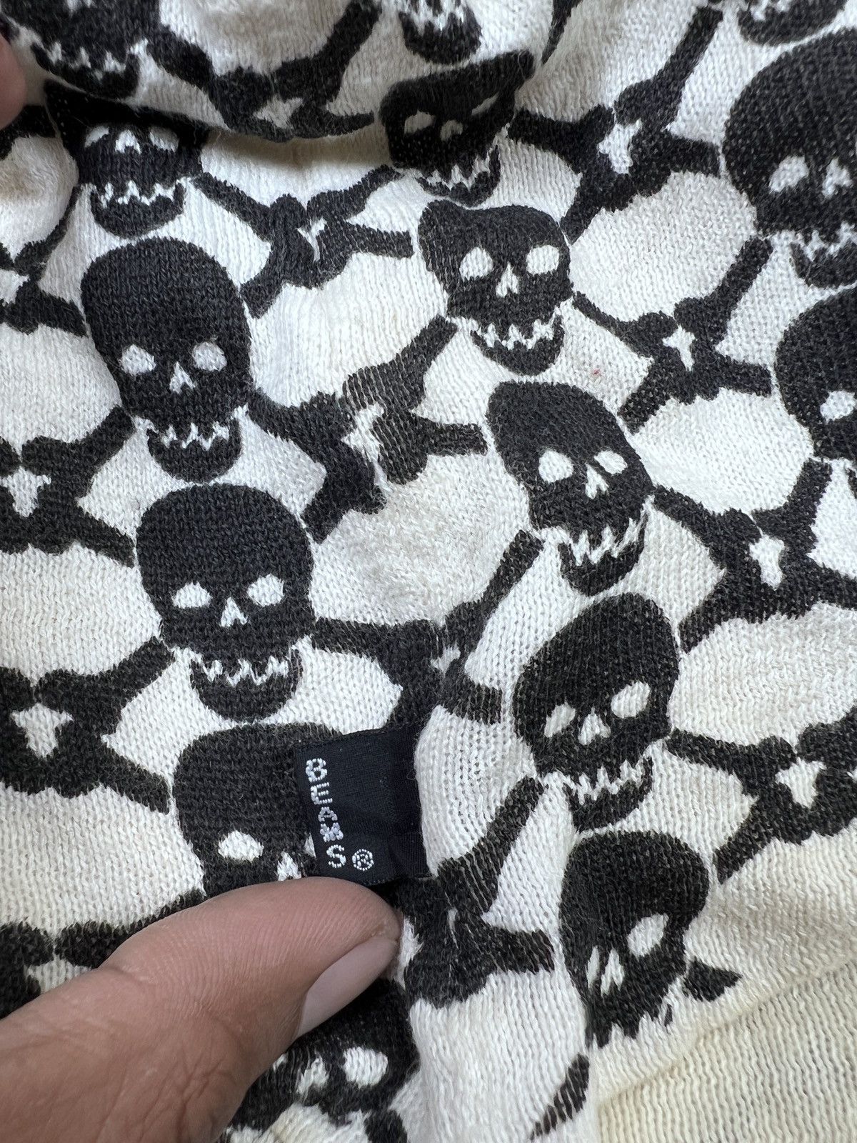 Beams Plus Vintage Monogram Skull Winter Hat Inspired Alexander Mcqueen Size ONE SIZE - 5 Thumbnail