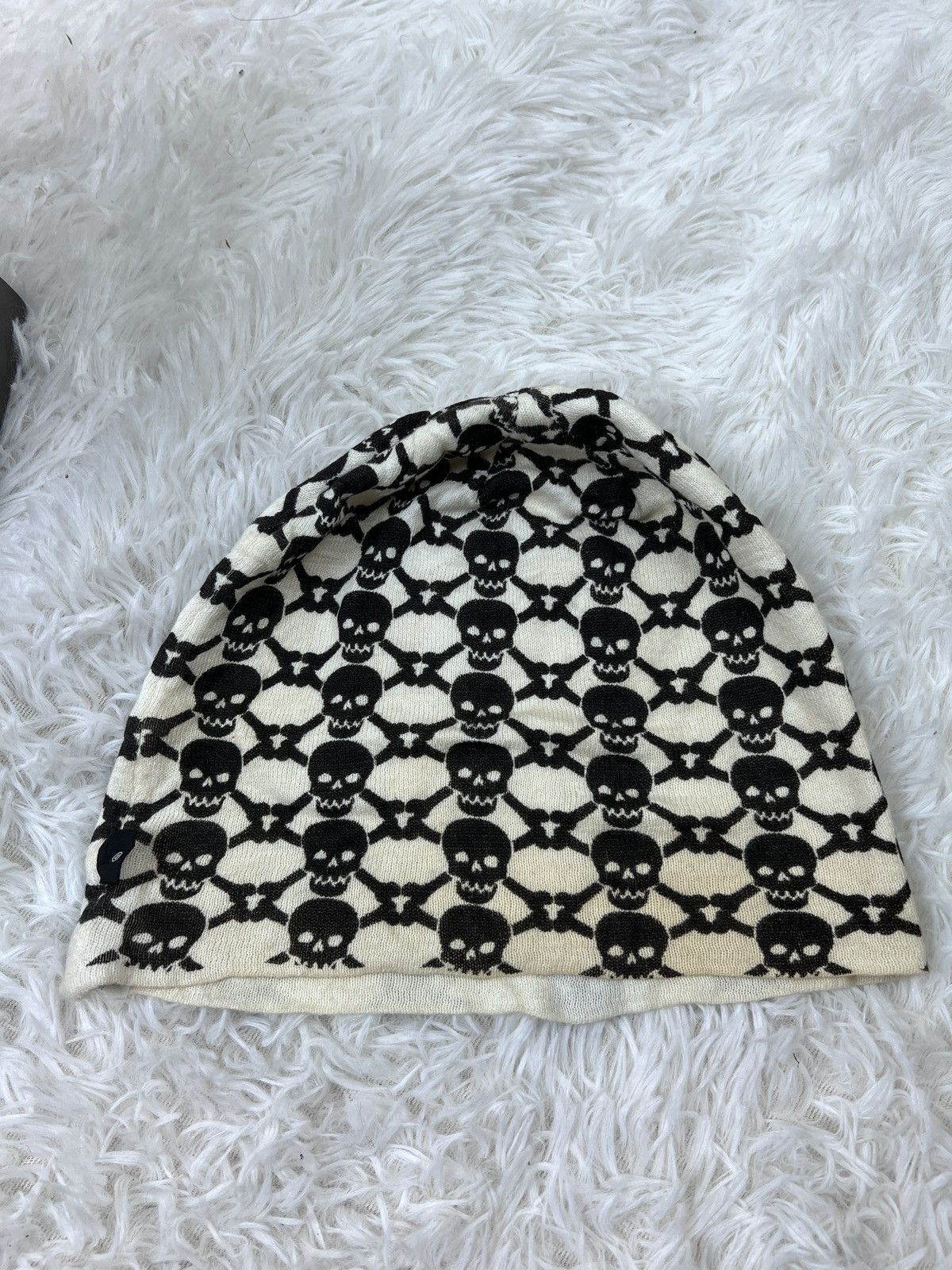 Beams Plus Vintage Monogram Skull Winter Hat Inspired Alexander Mcqueen Size ONE SIZE - 7 Thumbnail
