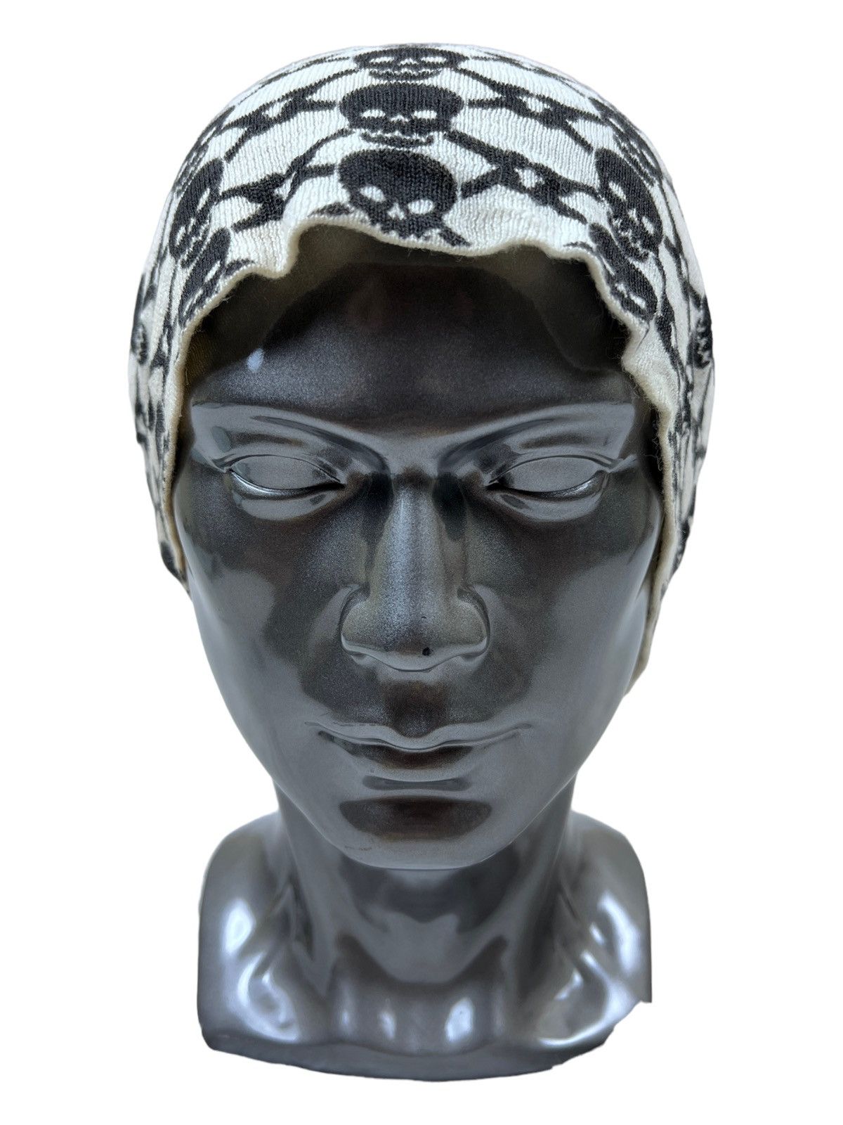 Beams Plus Vintage Monogram Skull Winter Hat Inspired Alexander Mcqueen Size ONE SIZE - 2 Thumbnail
