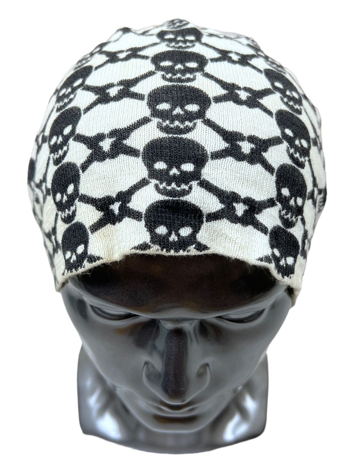 Beams Plus Vintage Monogram Skull Winter Hat Inspired Alexander Mcqueen Size ONE SIZE - 3 Thumbnail
