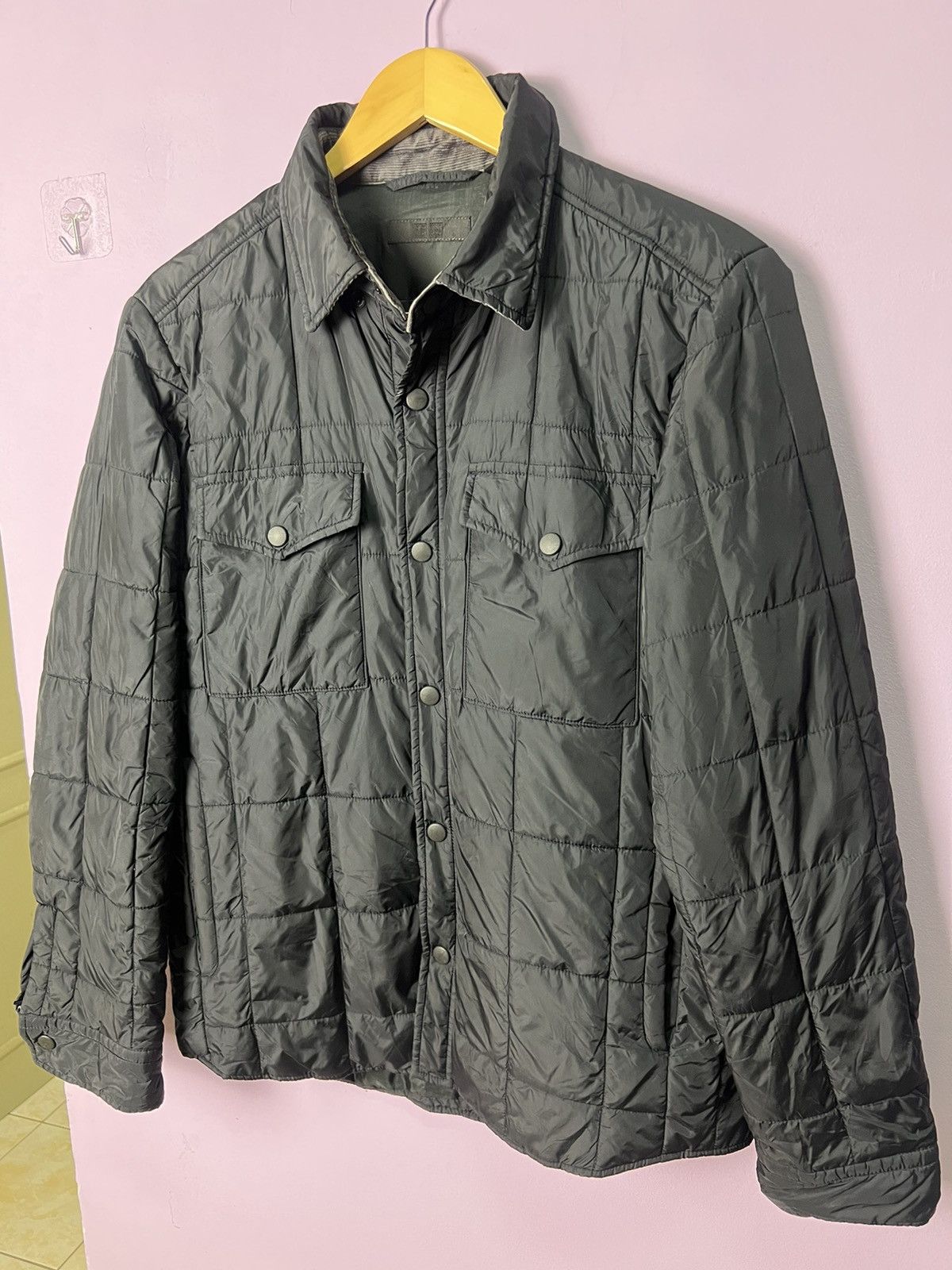Japanese Brand 🔥Rare Uniqlo Button Quilted Jacket Size US M / EU 48-50 / 2 - 12 Thumbnail