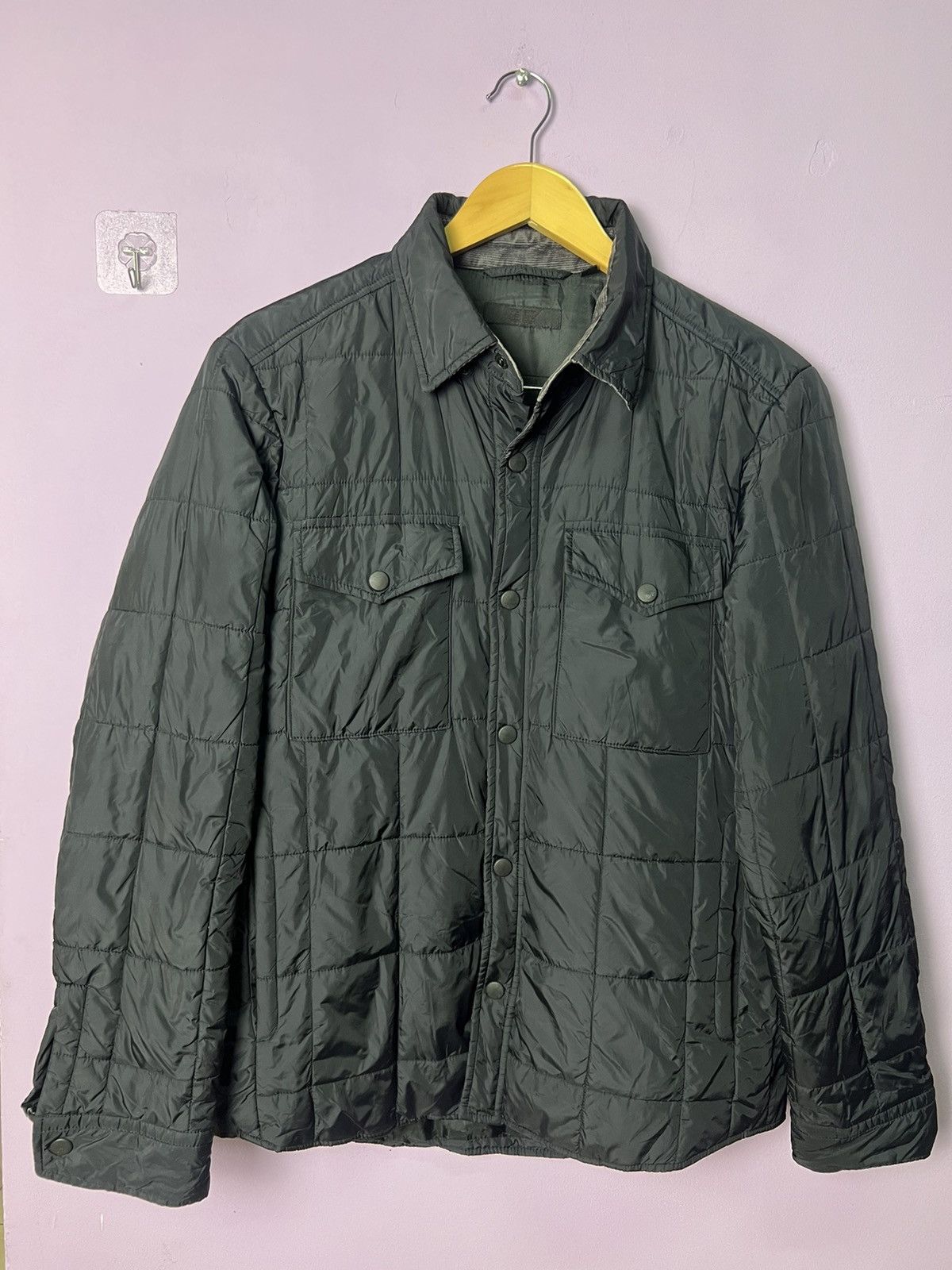 Japanese Brand 🔥Rare Uniqlo Button Quilted Jacket Size US M / EU 48-50 / 2 - 5 Thumbnail